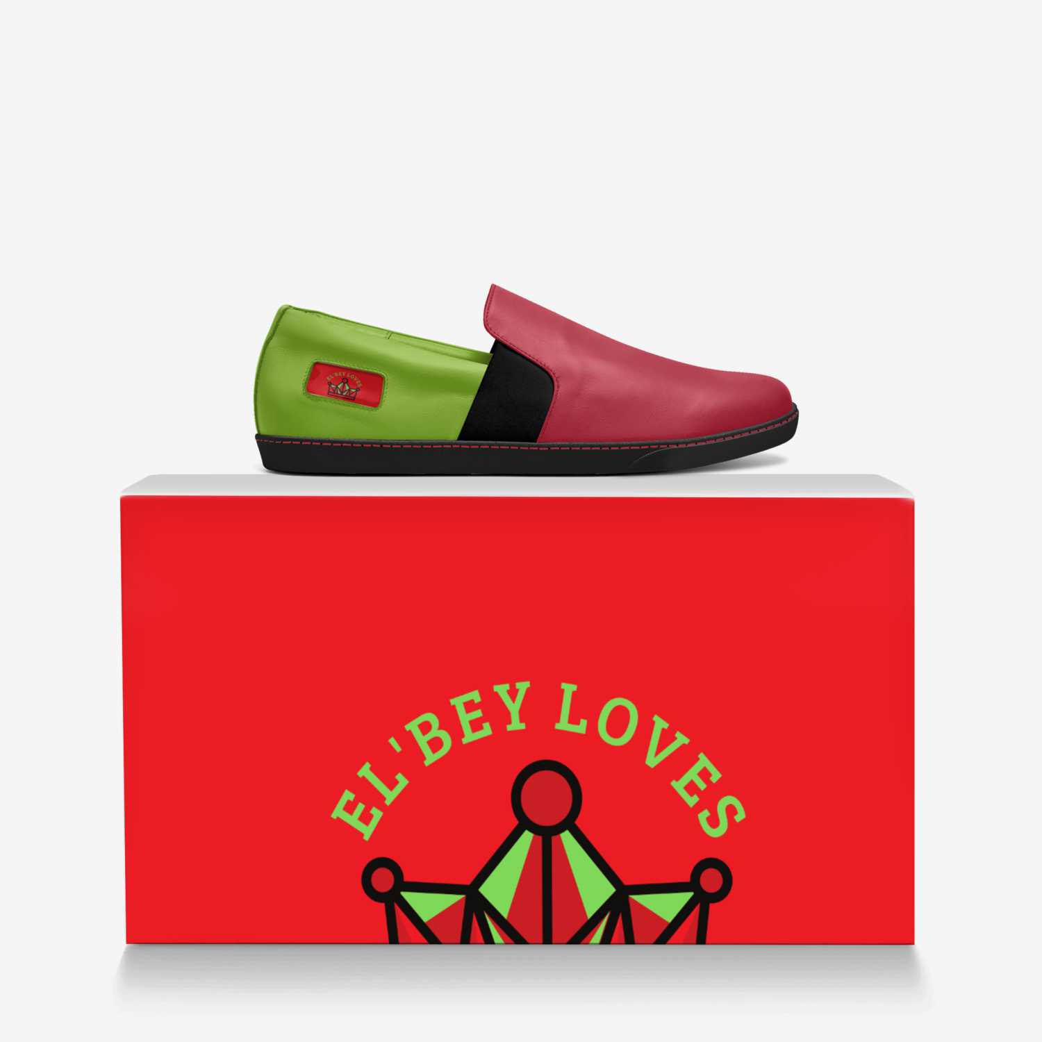 EL'BEY LOVES  custom made in Italy shoes by Tariq Bey | Over box view