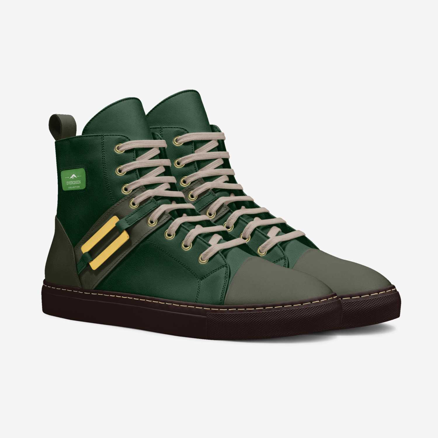 EVERGREEN custom made in Italy shoes by Michael Lee | Double view