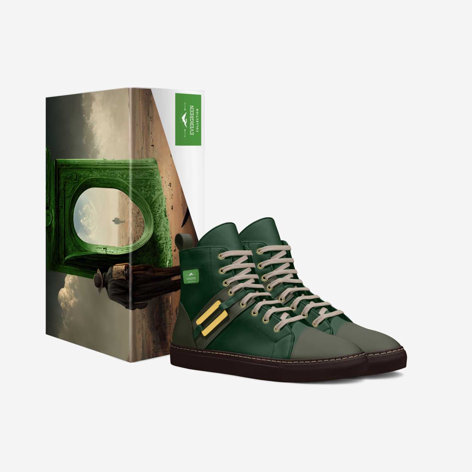 EVERGREEN custom made in Italy shoes by Michael Lee | Box view