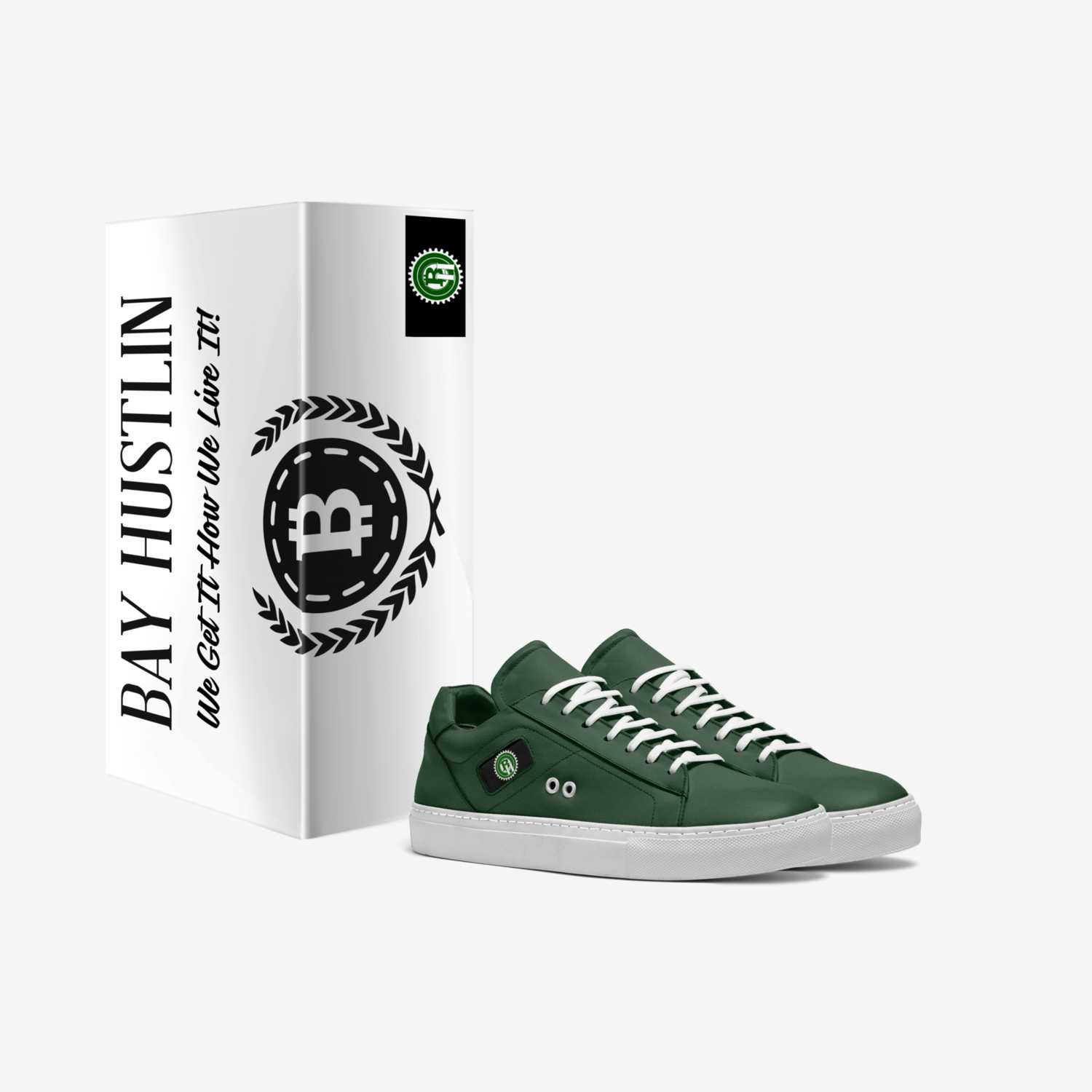 Bay Hustlin custom made in Italy shoes by Archie Thompson | Box view