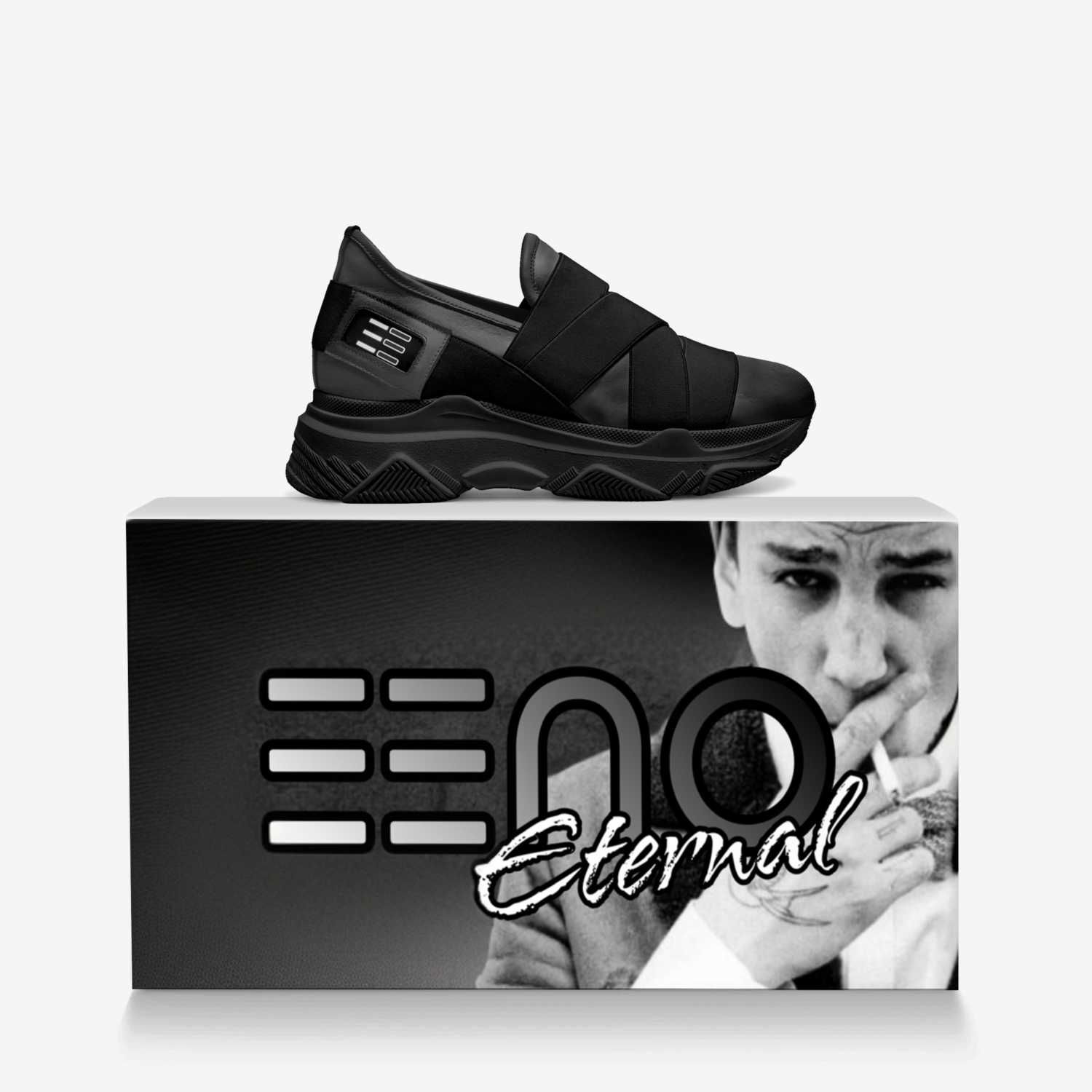 ENO ETERNAL custom made in Italy shoes by Redstar Mafia | Over box view