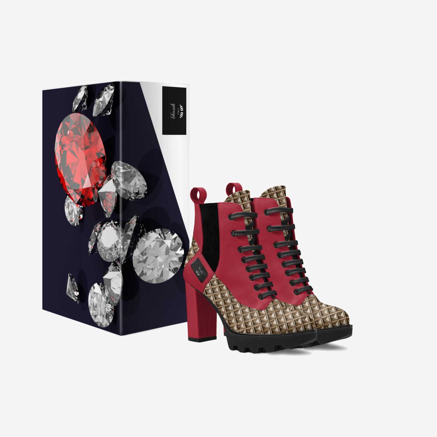 Farrah custom made in Italy shoes by Melody Jones | Box view