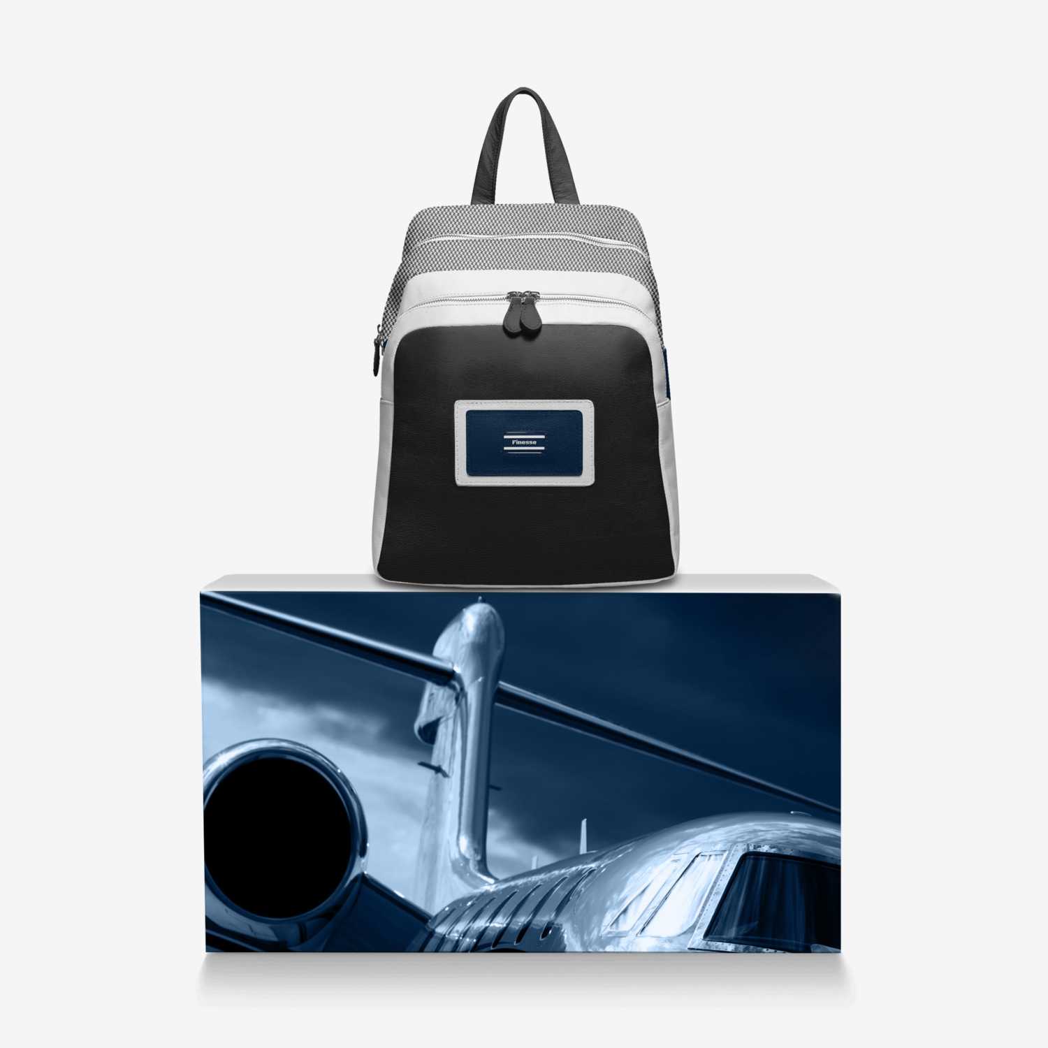 Onyazai PackSack custom made in Italy design by Jahi Ali-bey | Over box view