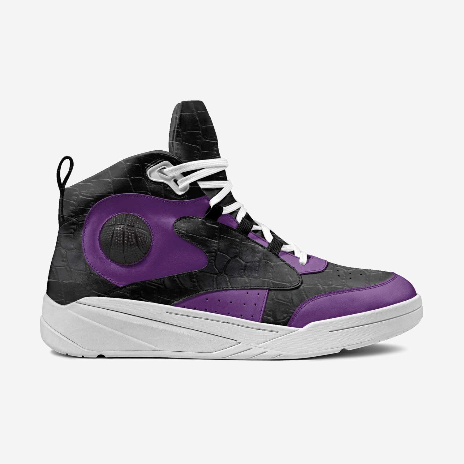 D Xross Lines  custom made in Italy shoes by Deante Steele | Side view