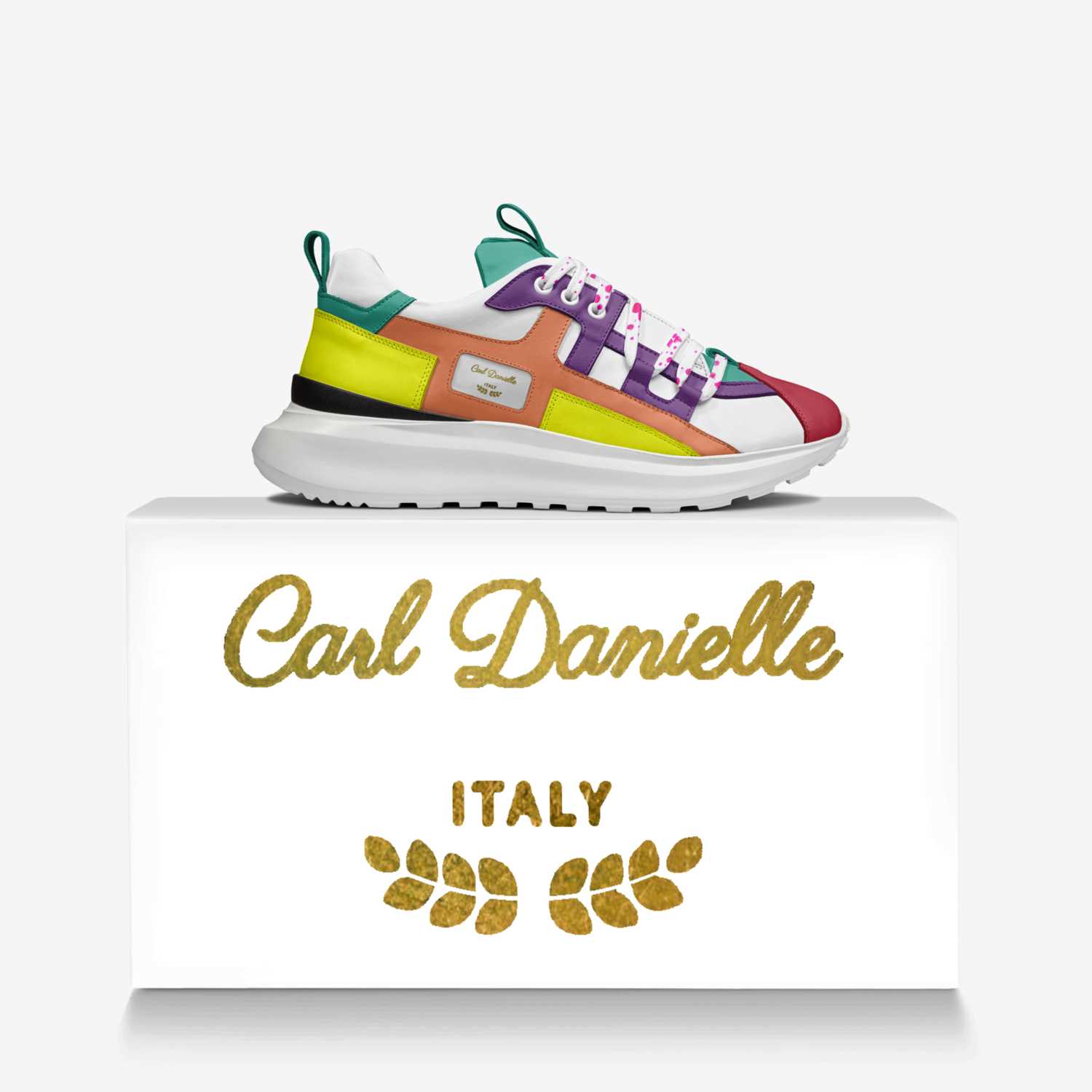 Carl Danielle Jog custom made in Italy shoes by Carl Danielle | Over box view