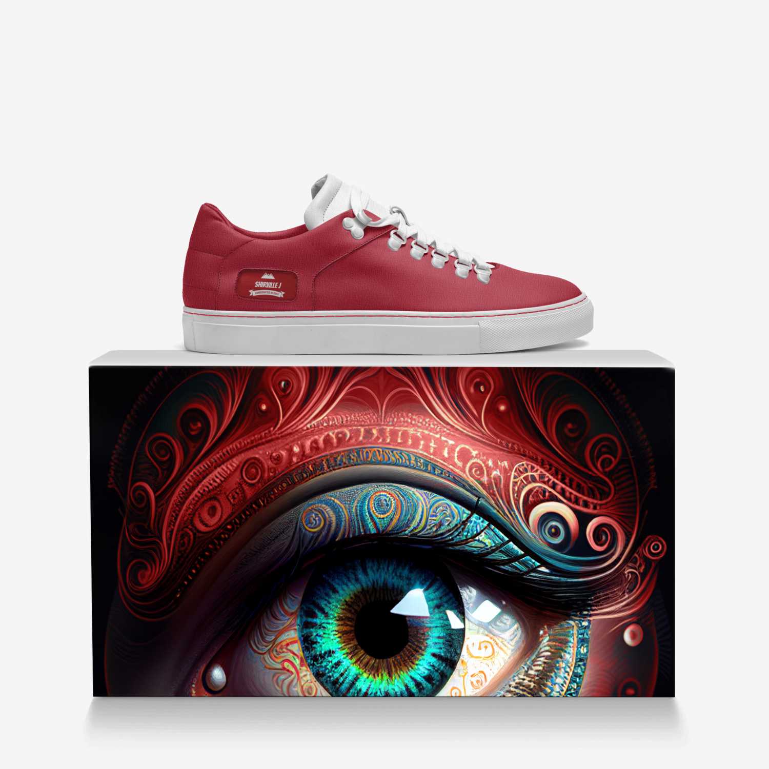 SHIRVILLE J custom made in Italy shoes by Shirville Jarvis | Over box view