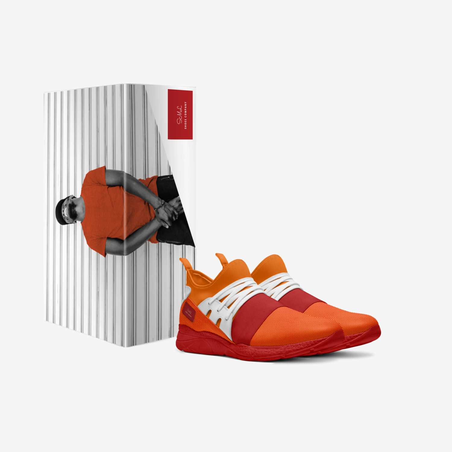 SML custom made in Italy shoes by Shameka Black | Box view