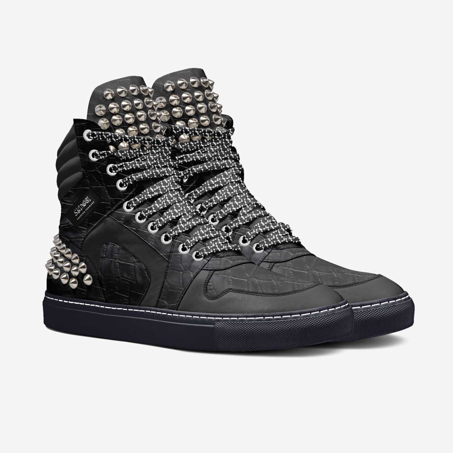 Mono Ami custom made in Italy shoes by Flaukowski | Double view