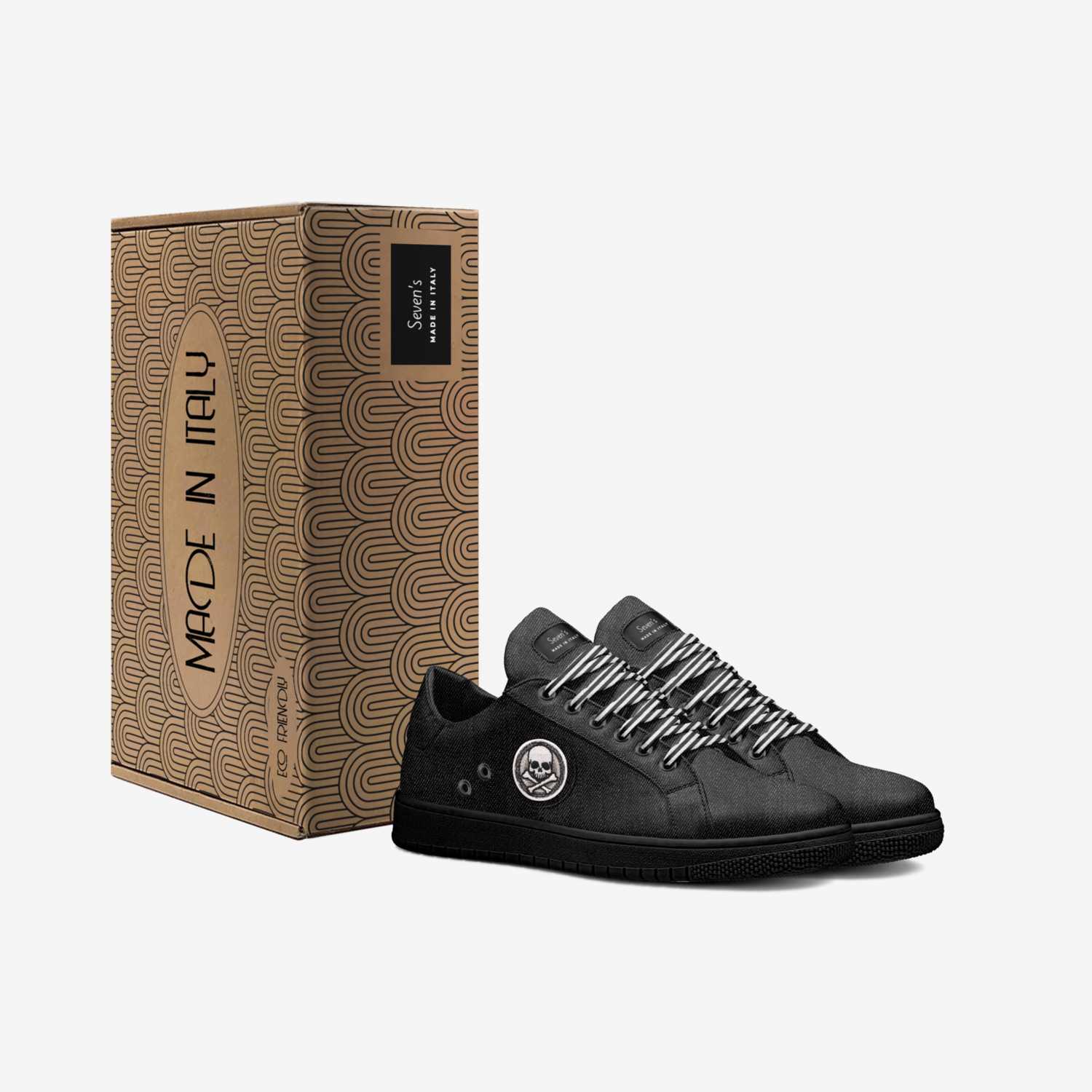 Sabrina custom made in Italy shoes by Seven Waters | Box view
