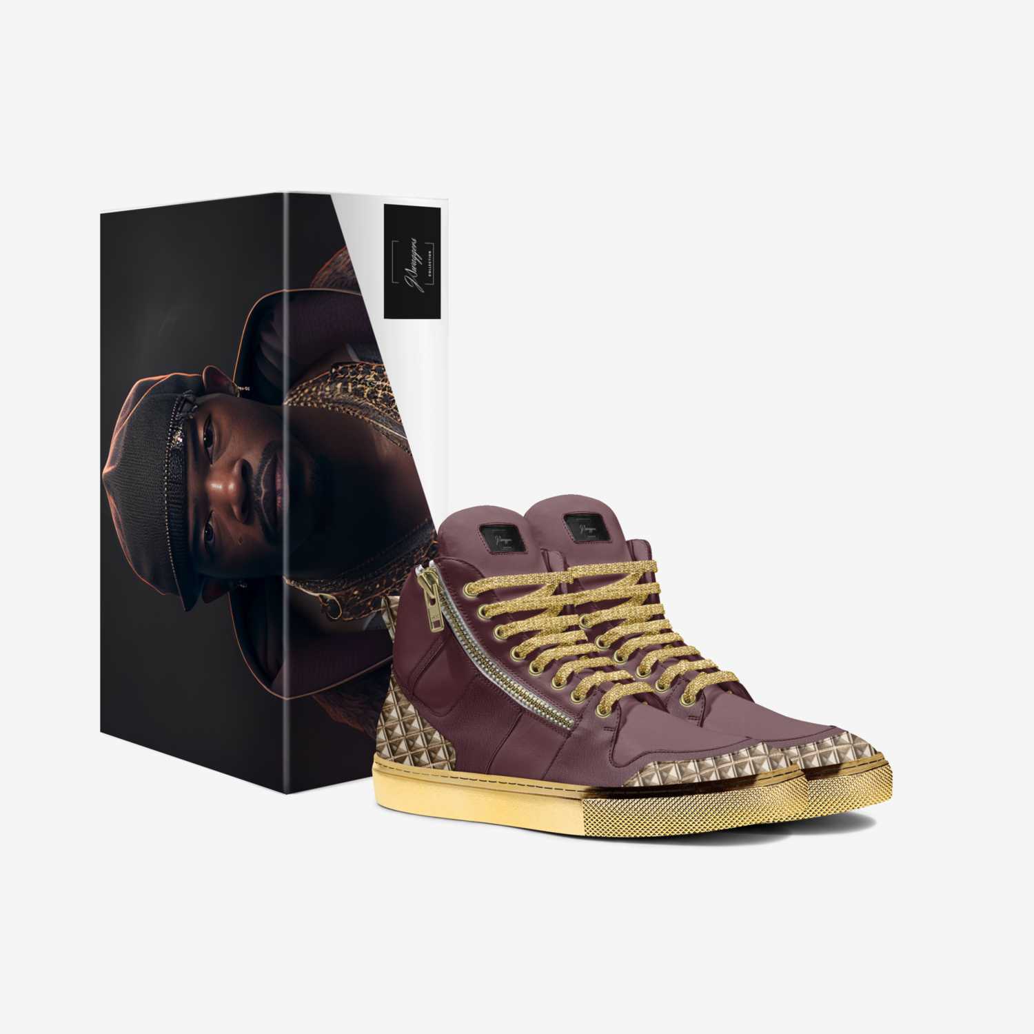 Fly stoppers 3000 custom made in Italy shoes by James Vernom Bess | Box view