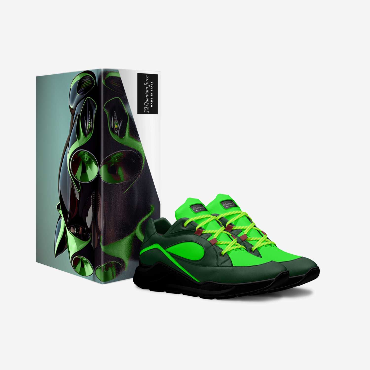 JQ Quantum force custom made in Italy shoes by James Vernom Bess | Box view
