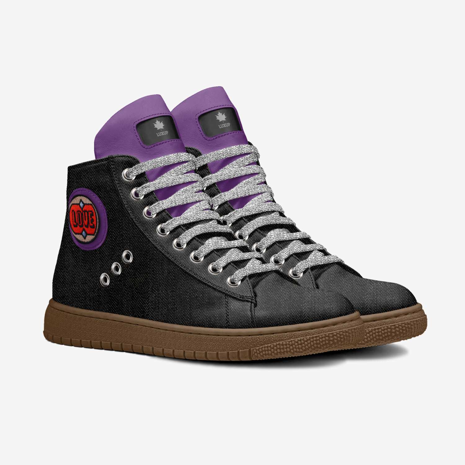 Luxup custom made in Italy shoes by Dwayne White | Double view