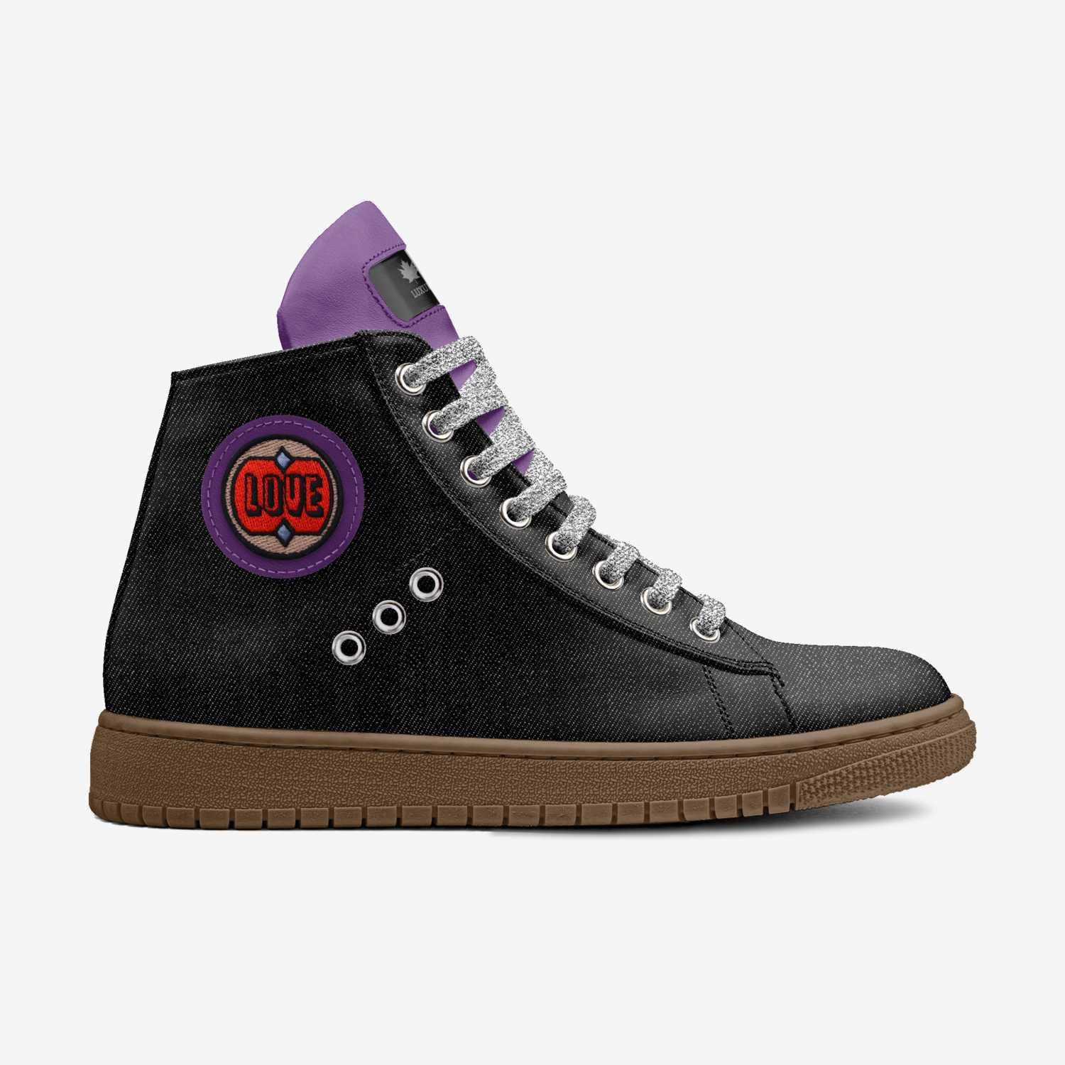 Luxup custom made in Italy shoes by Dwayne White | Side view