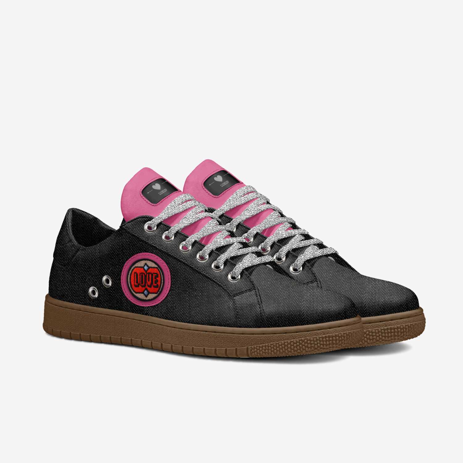 Luxup custom made in Italy shoes by Dwayne White | Double view