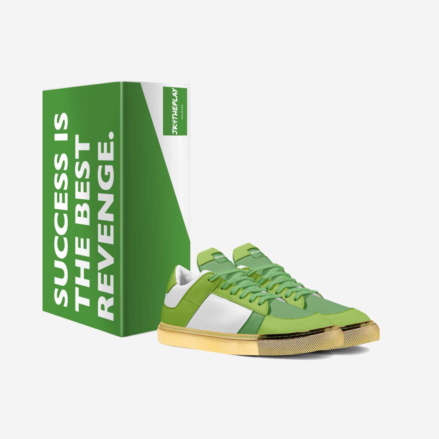 grinch 23 custom made in Italy shoes by Jk4theplay King | Box view