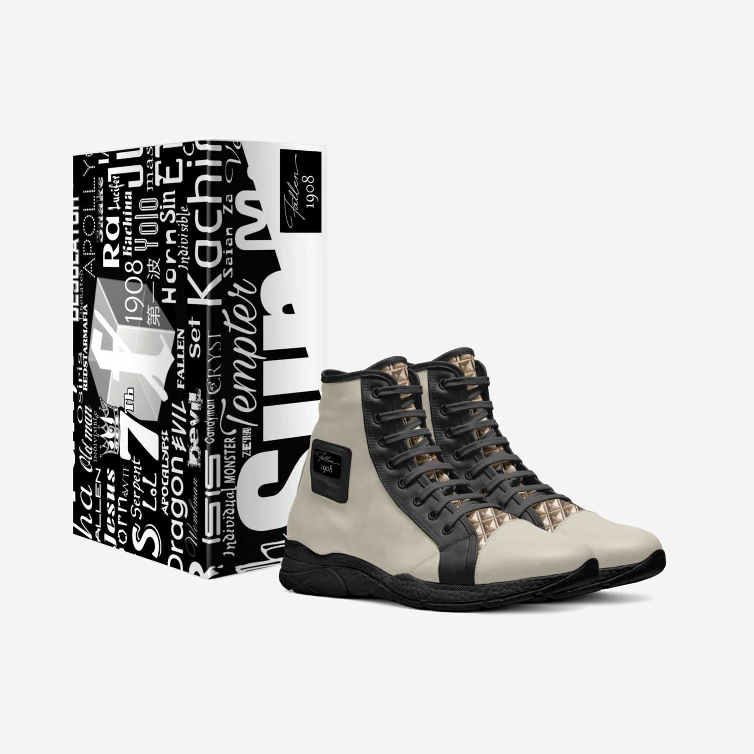 FALLEN 1908 custom made in Italy shoes by Redstar Mafia | Box view
