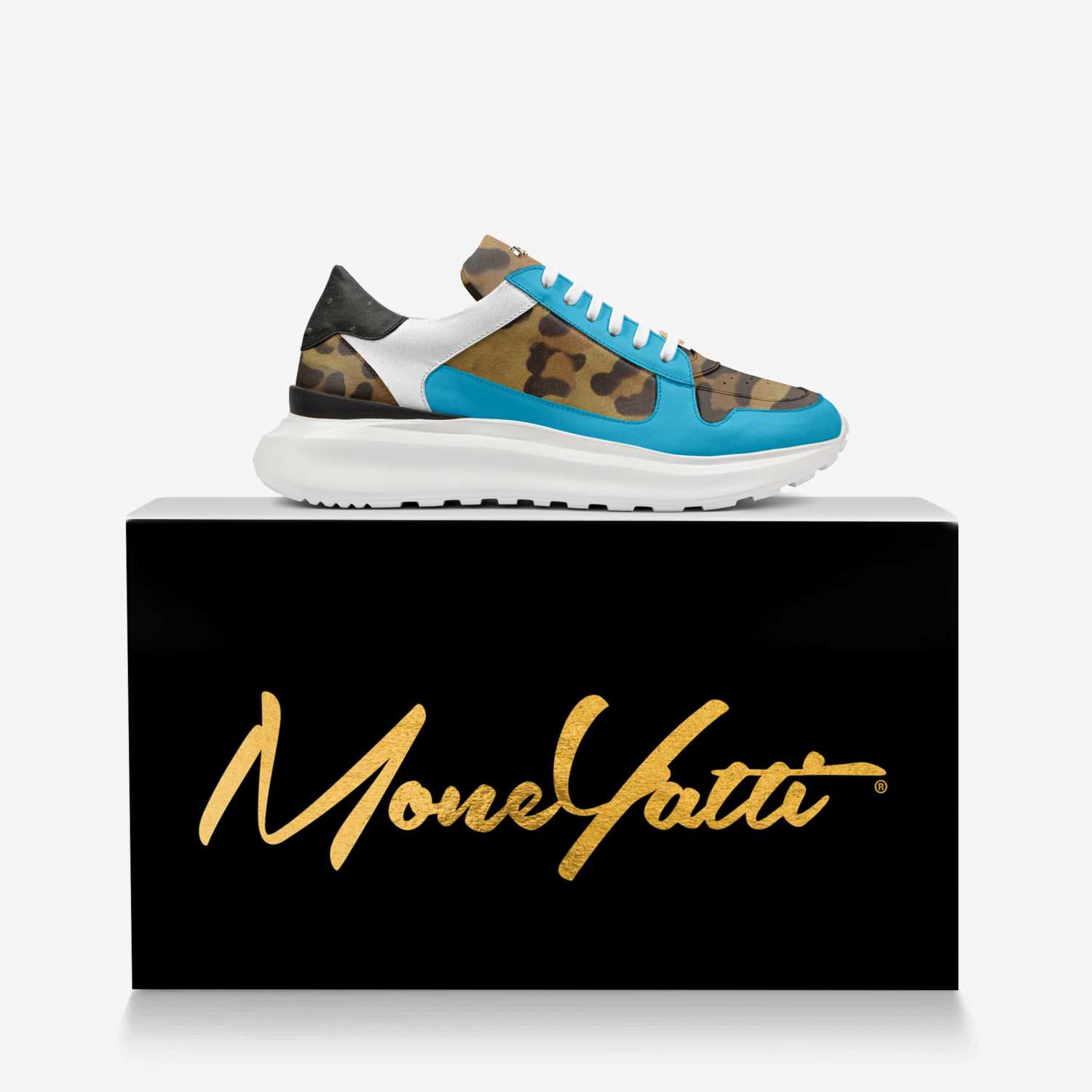MONEYATTI LS004 custom made in Italy shoes by Moneyatti Brand | Over box view