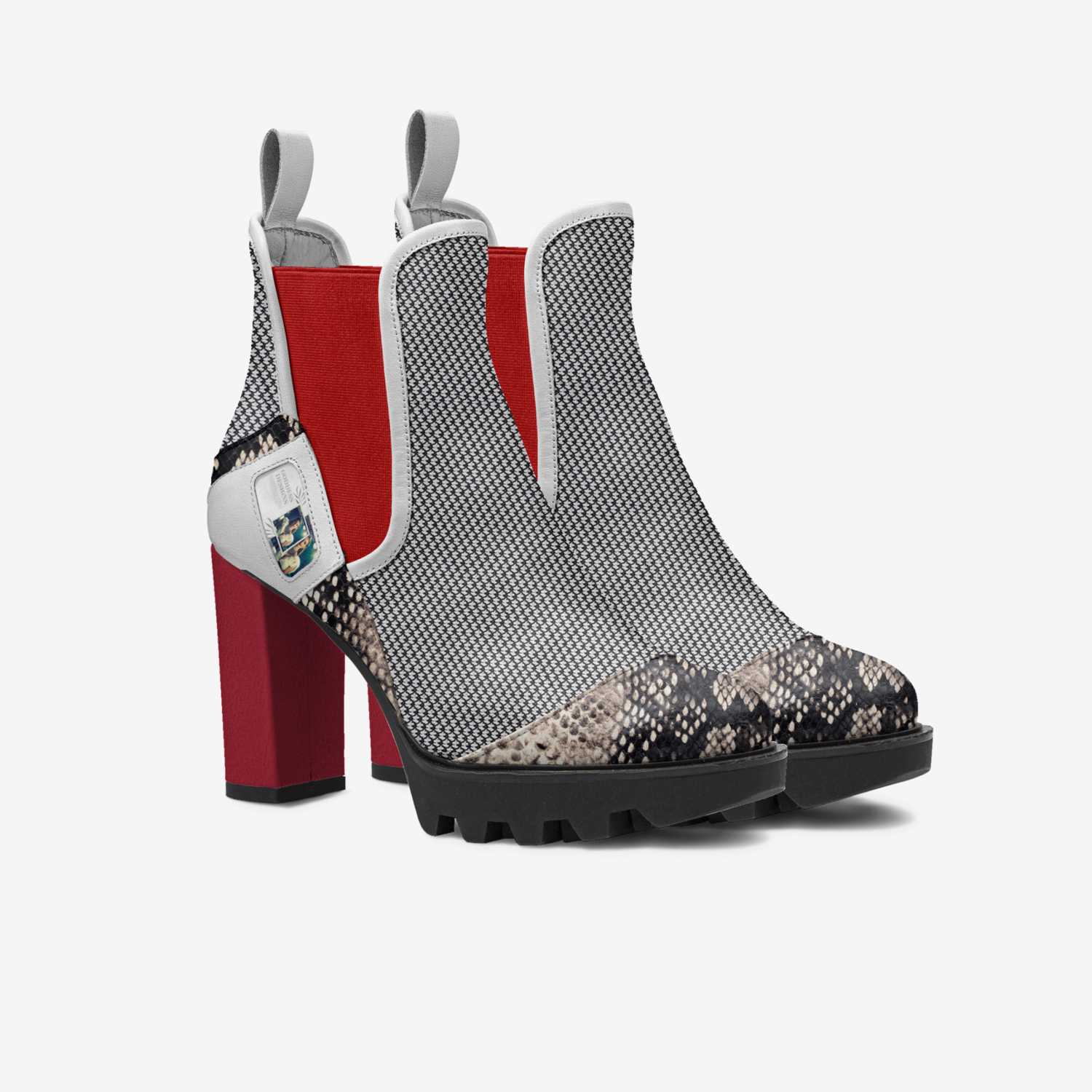 goDDessDesigns custom made in Italy shoes by Josette L Colepinnix | Double view