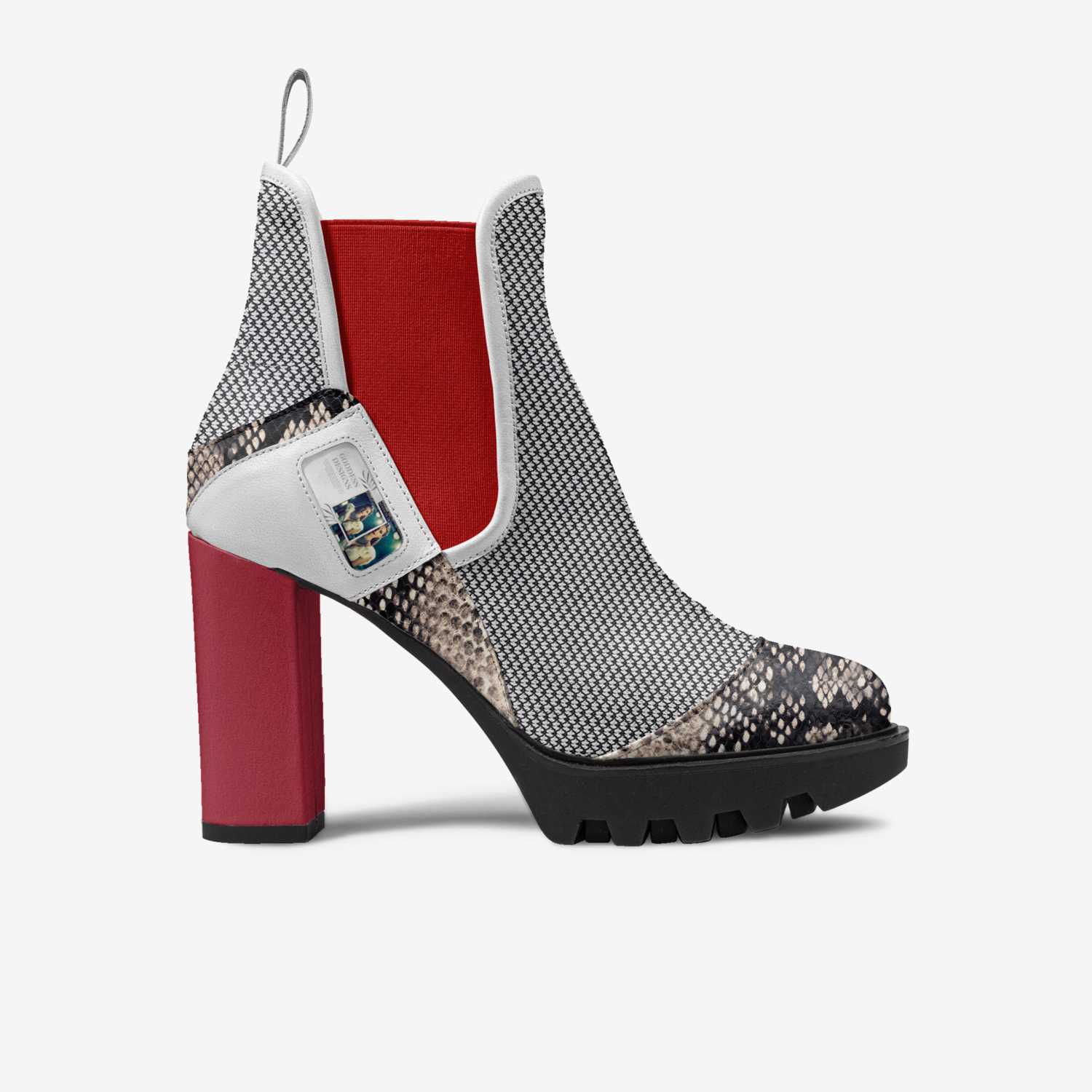 goDDessDesigns custom made in Italy shoes by Josette L Colepinnix | Side view