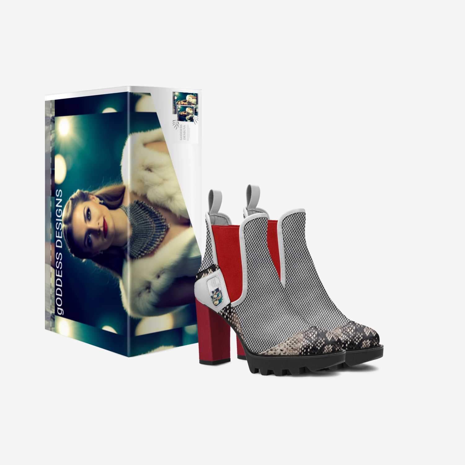 goDDessDesigns custom made in Italy shoes by Josette L Colepinnix | Box view