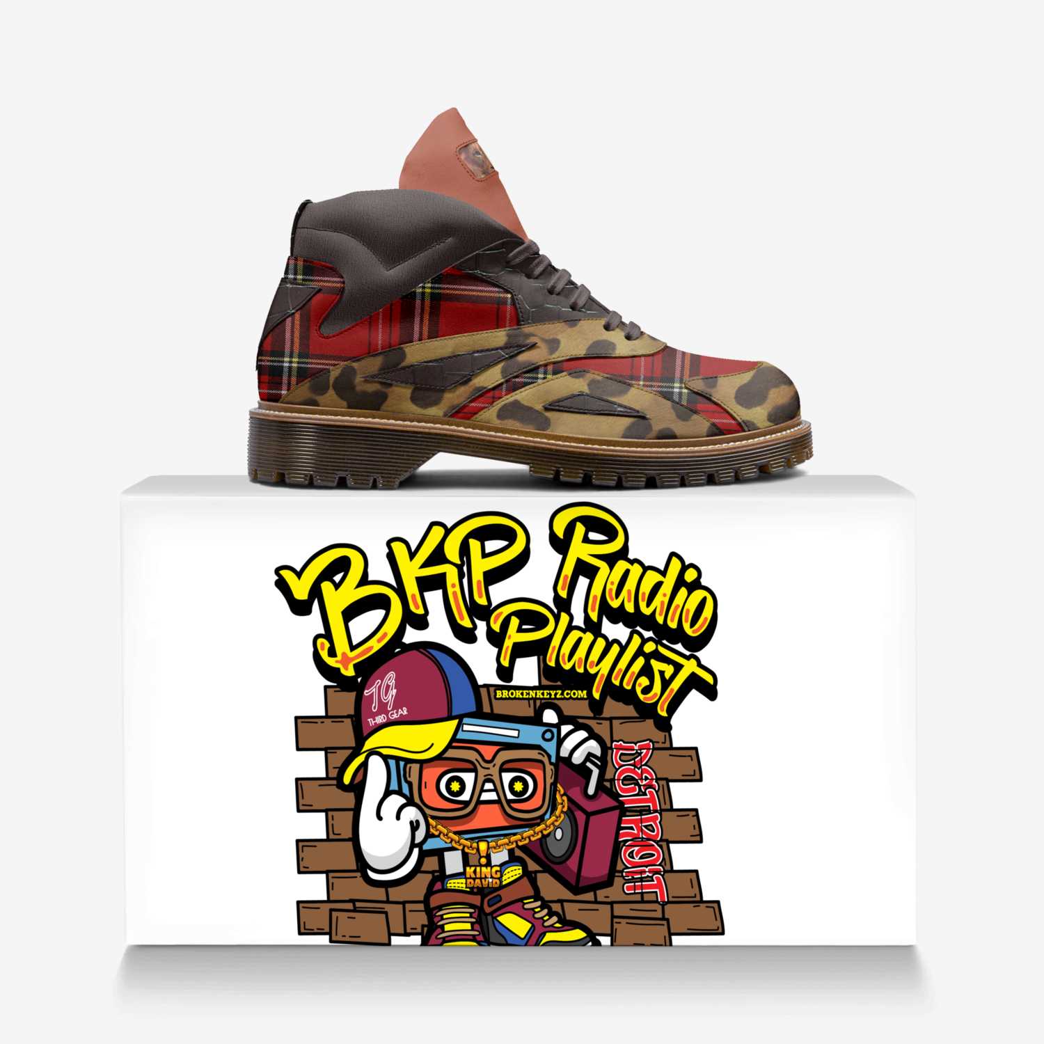 THiRD GEAR -SP ELz custom made in Italy shoes by David Mitchell | Over box view