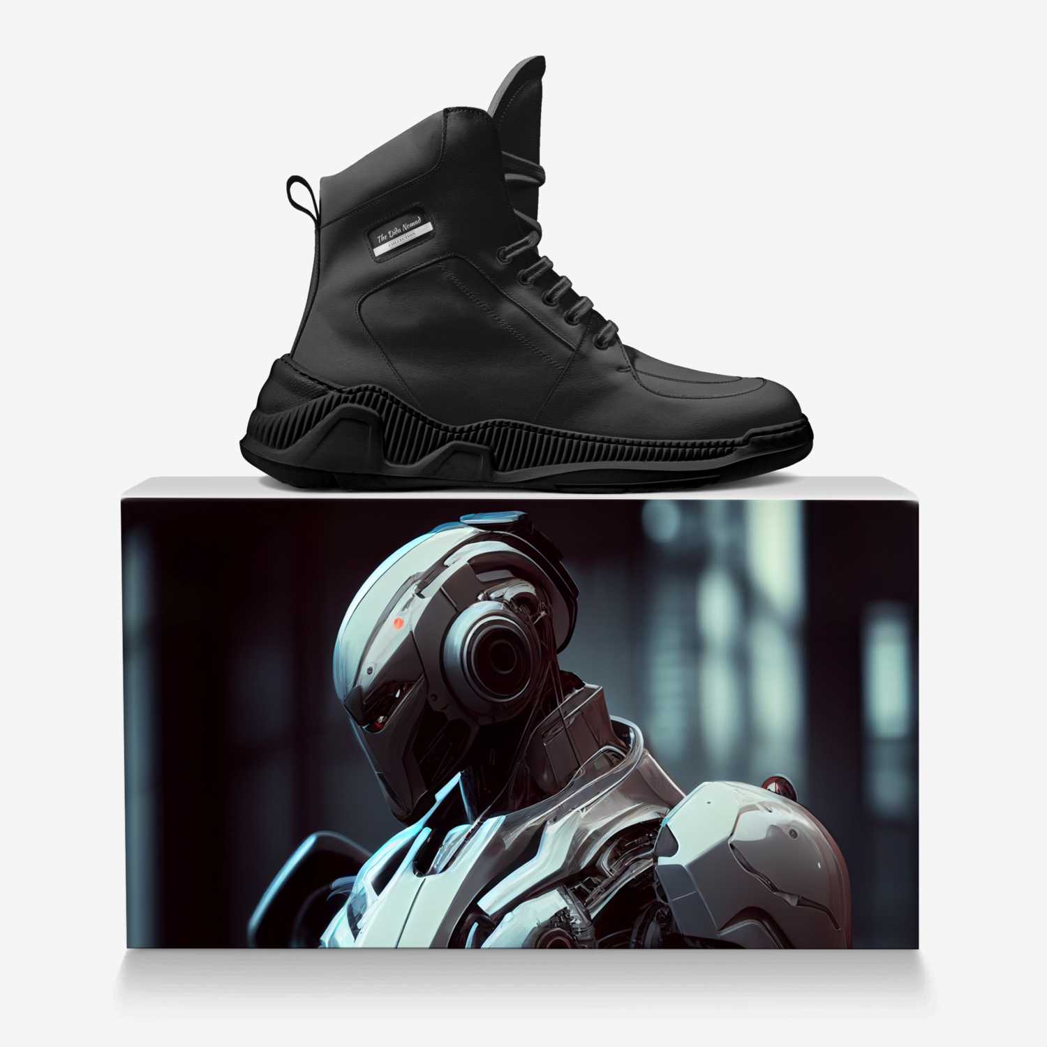 The Dida Nomad custom made in Italy shoes by A.baba & R.benkharchi | Over box view