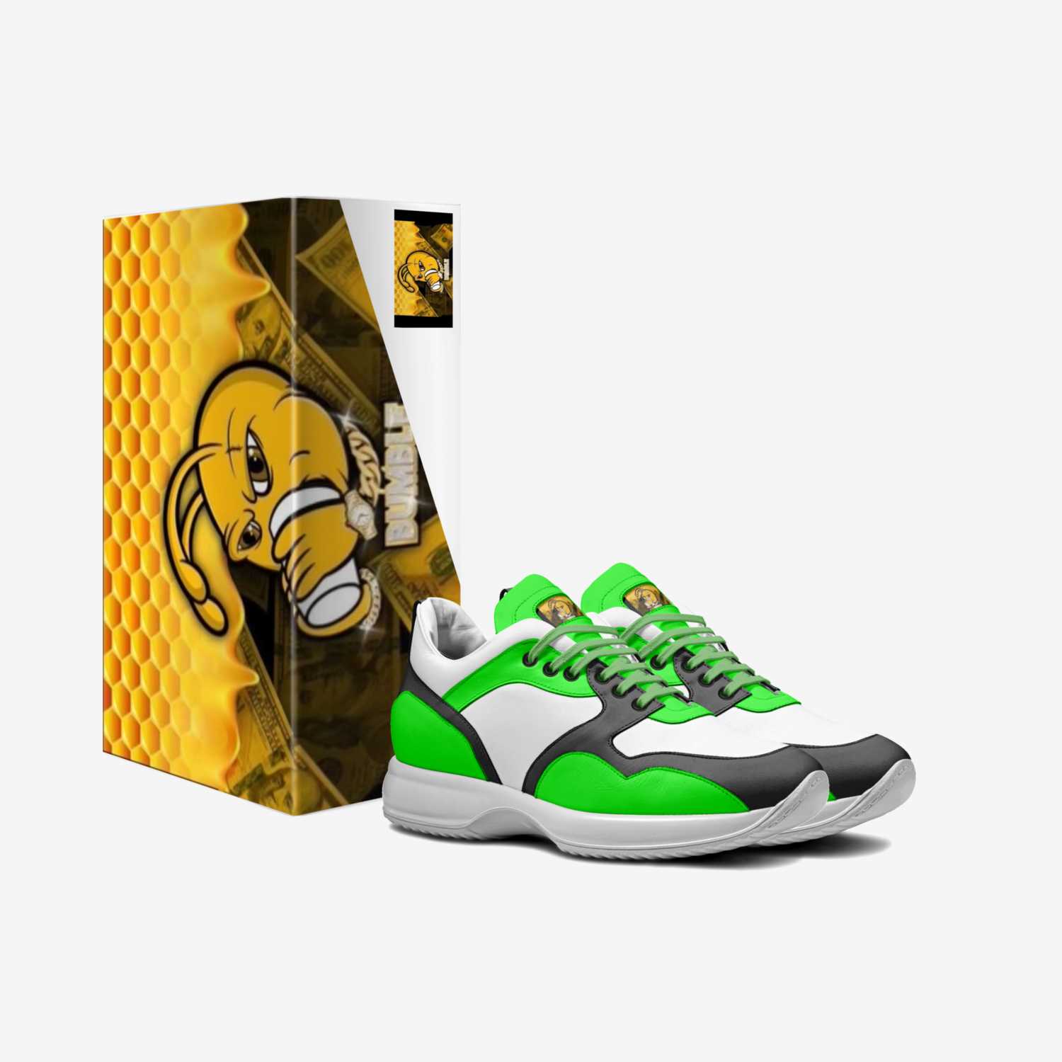 bumblez custom made in Italy shoes by Brandon Matthews | Box view