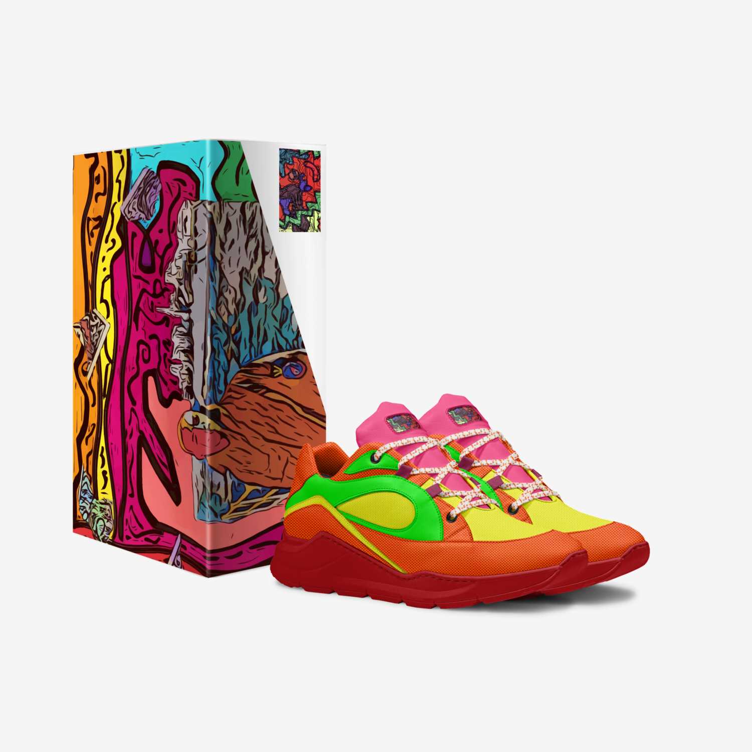 Color Therapy custom made in Italy shoes by Rashad Thompson | Box view