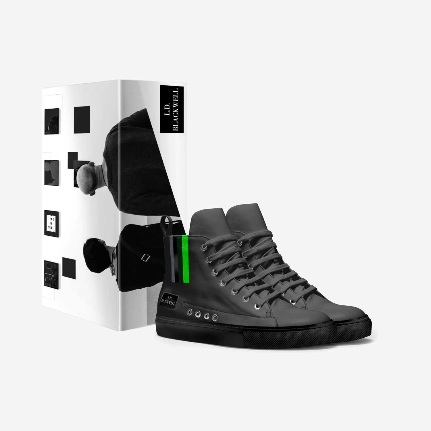 BLAC - 4 custom made in Italy shoes by Lawrence D. Blackwell | Box view