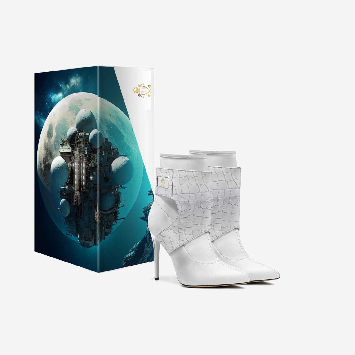 Vortex Black custom made in Italy shoes by Michael vanhelsing | Box view