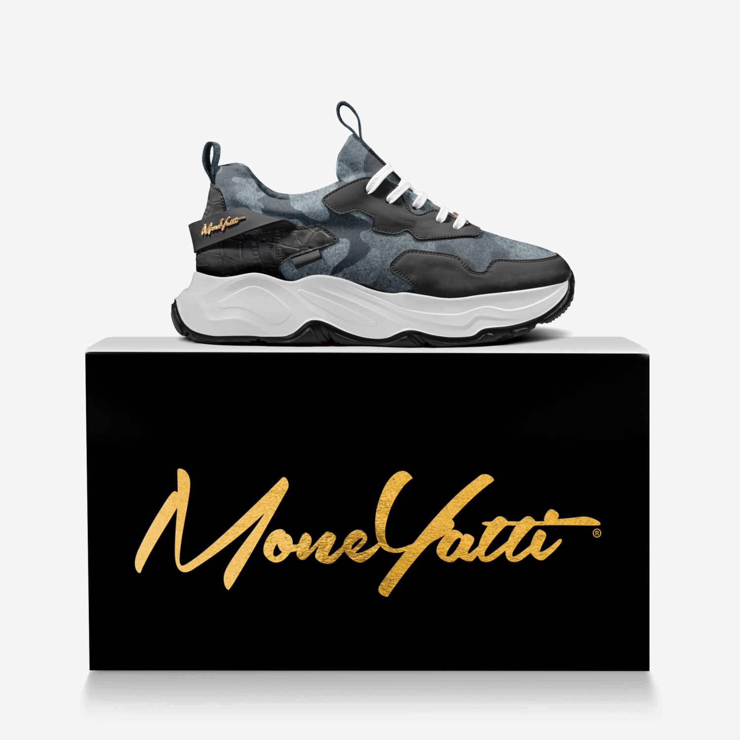 MONEYATTI CIP025 custom made in Italy shoes by Moneyatti Brand | Over box view