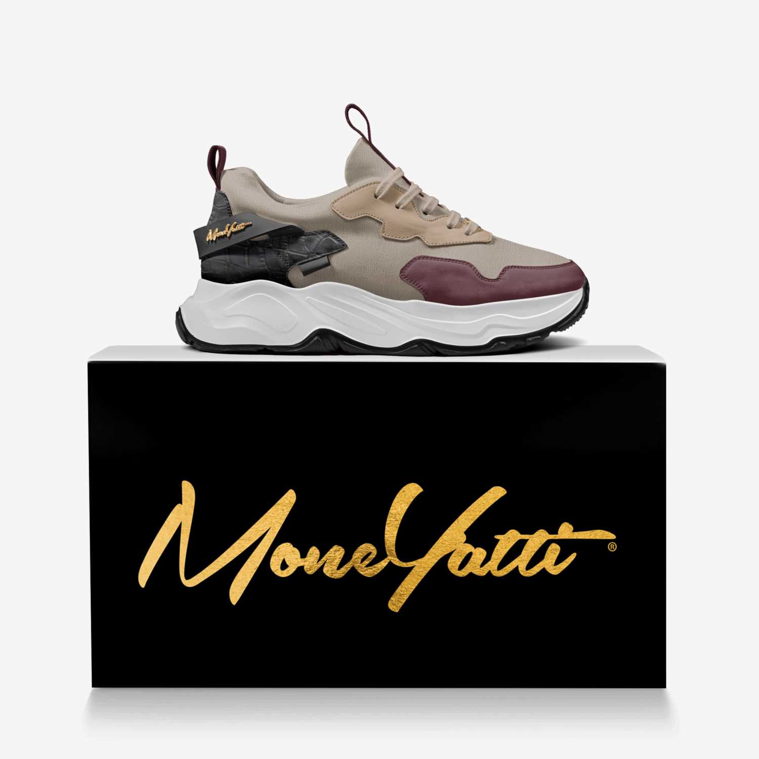  MONEYATTI CIP033 custom made in Italy shoes by Moneyatti Brand | Over box view