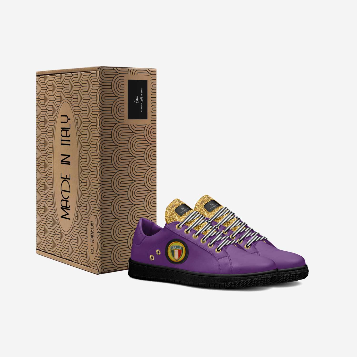 CE custom made in Italy shoes by Trier Crooks | Box view