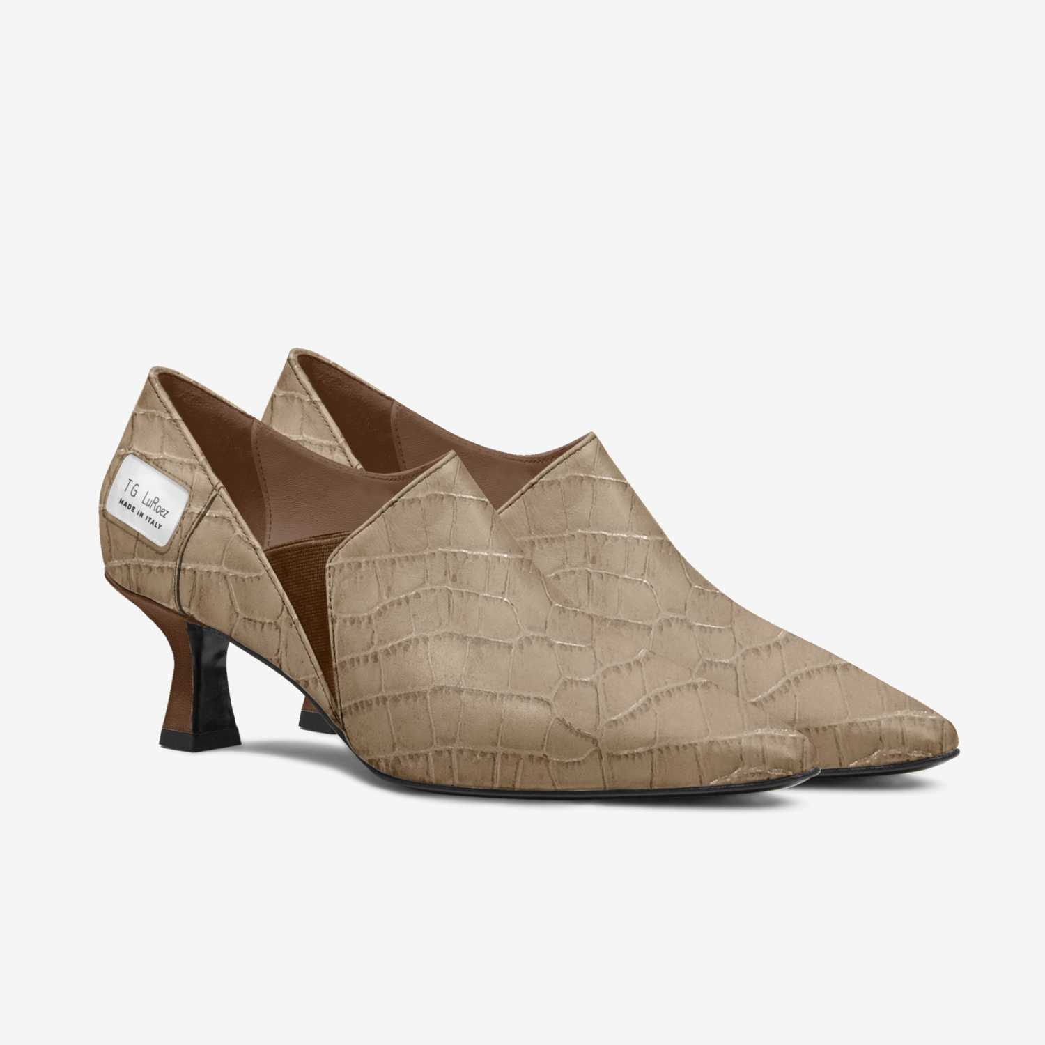 T G   LuRoez custom made in Italy shoes by David Mitchell | Double view
