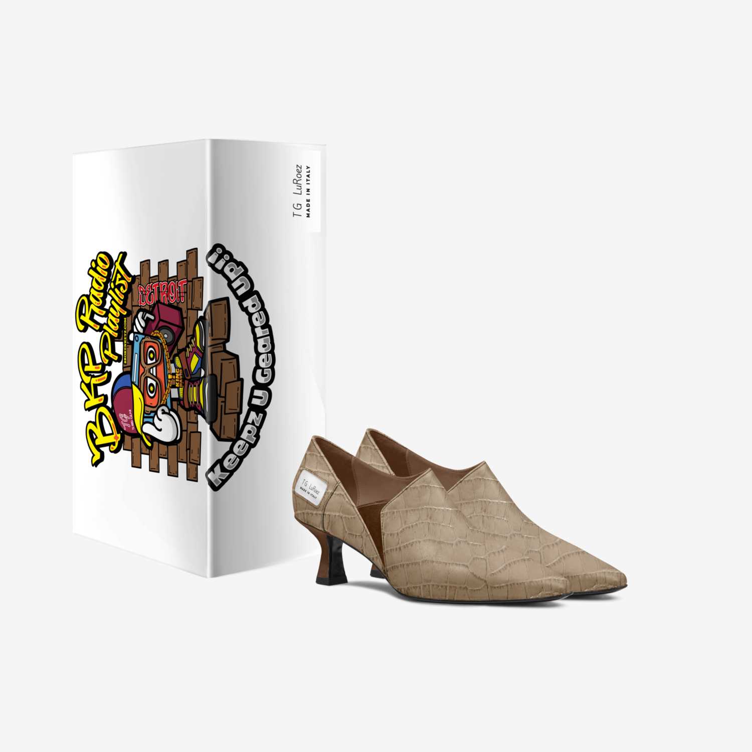 T G   LuRoez custom made in Italy shoes by David Mitchell | Box view