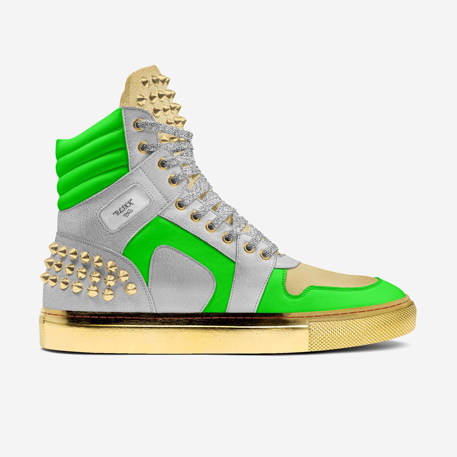 "BLINK" custom made in Italy shoes by Pamela Harris | Side view