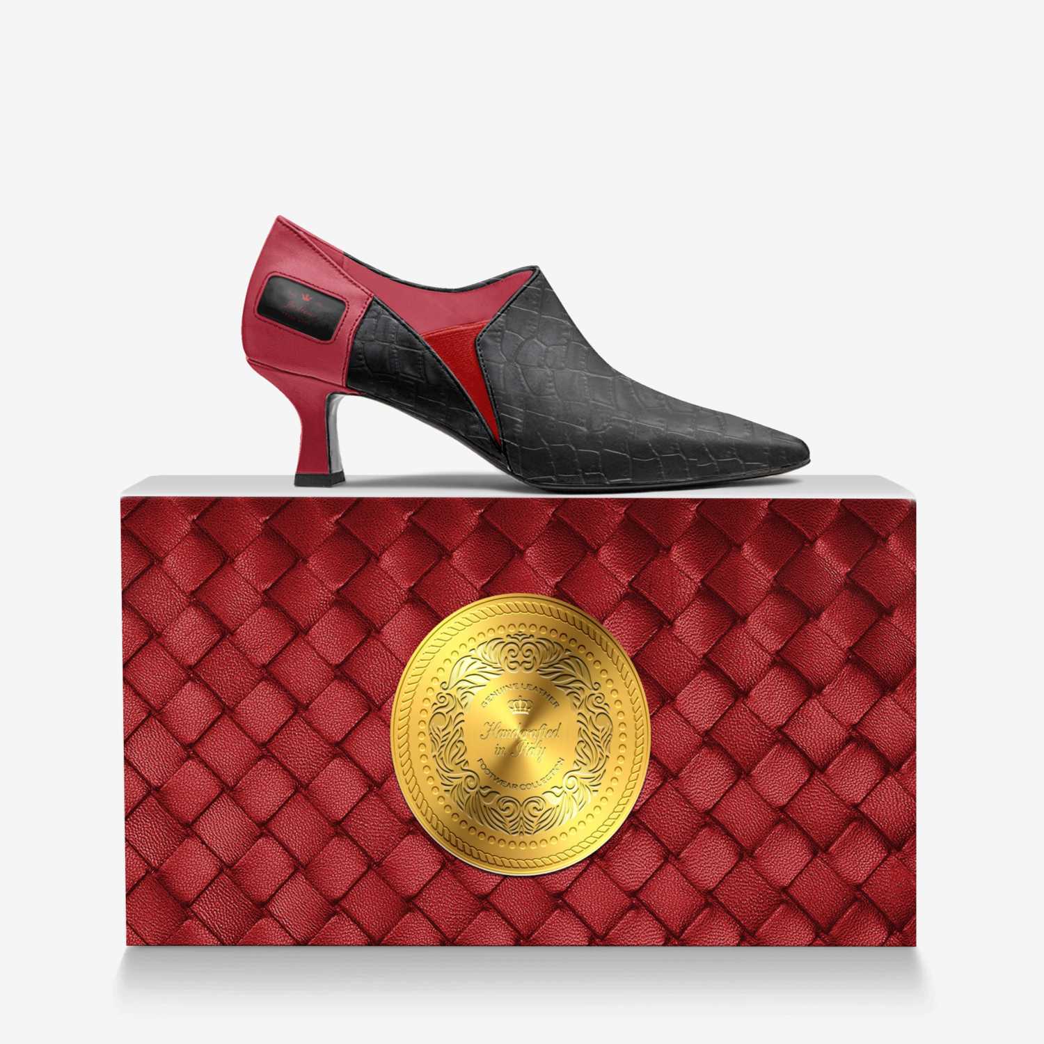 JaLeonzShoez custom made in Italy shoes by Julia H.m. | Over box view