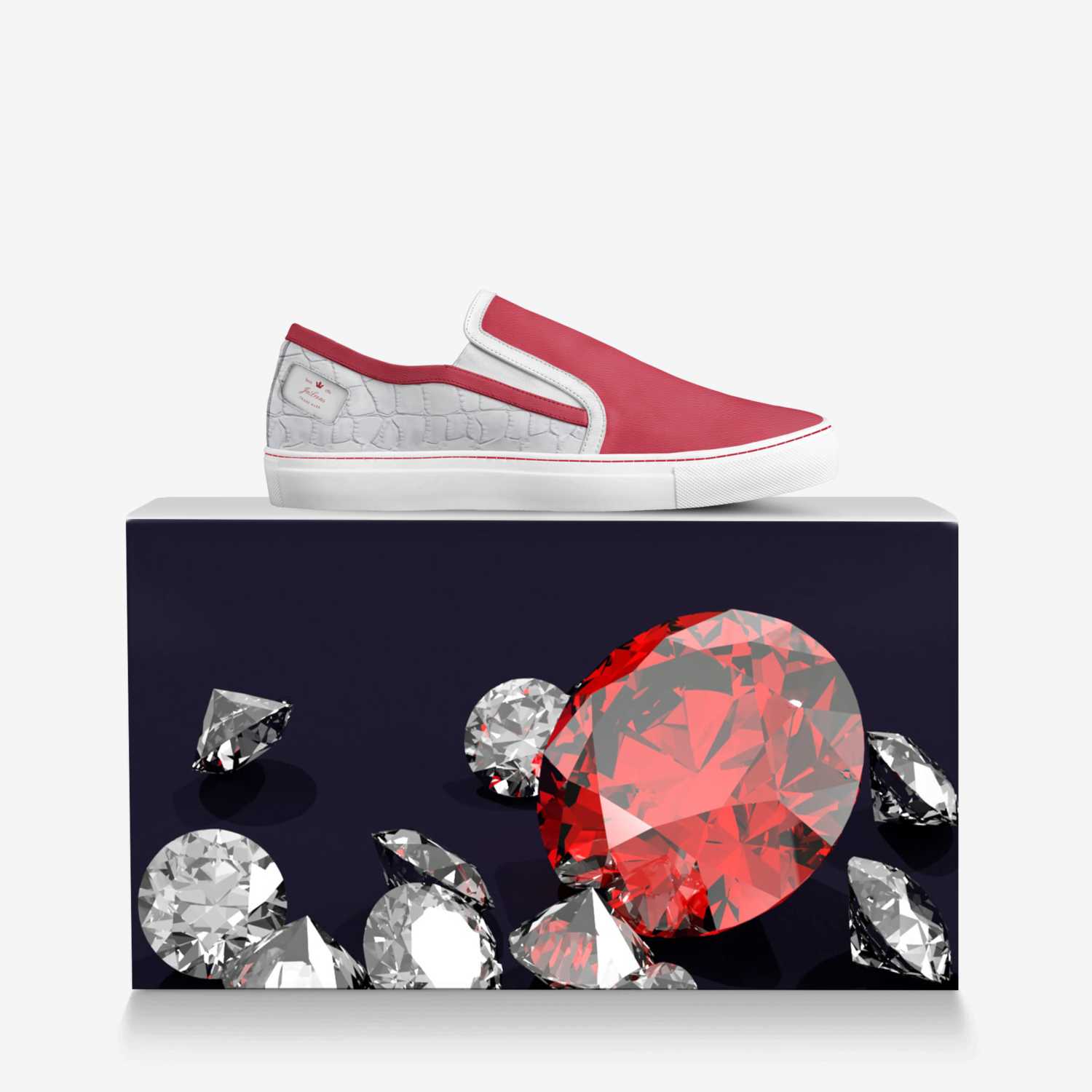 JaLeonzShoez custom made in Italy shoes by Julia H.m. | Over box view