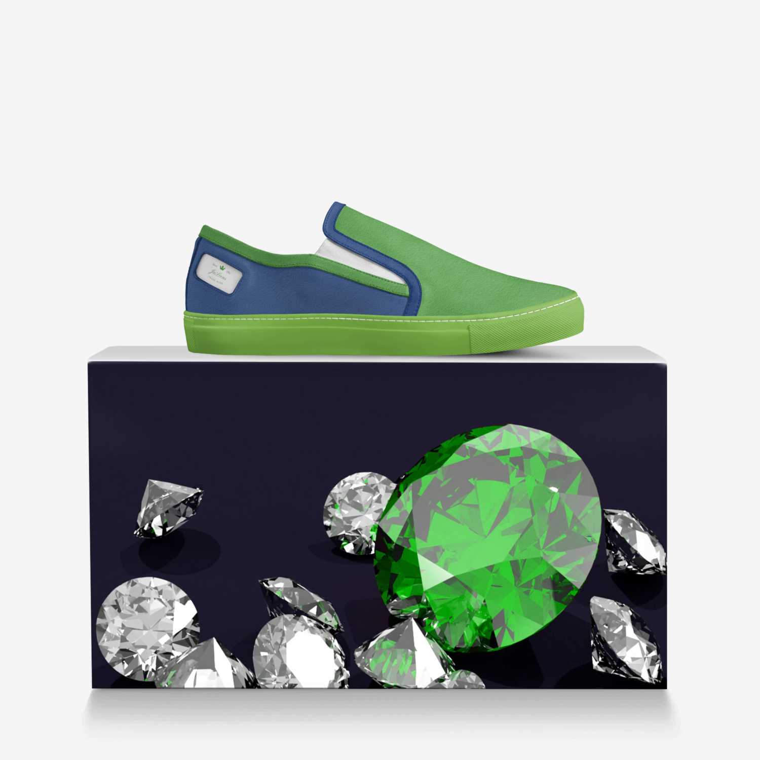 JaLeonzShoez custom made in Italy shoes by Julia H.m. | Over box view