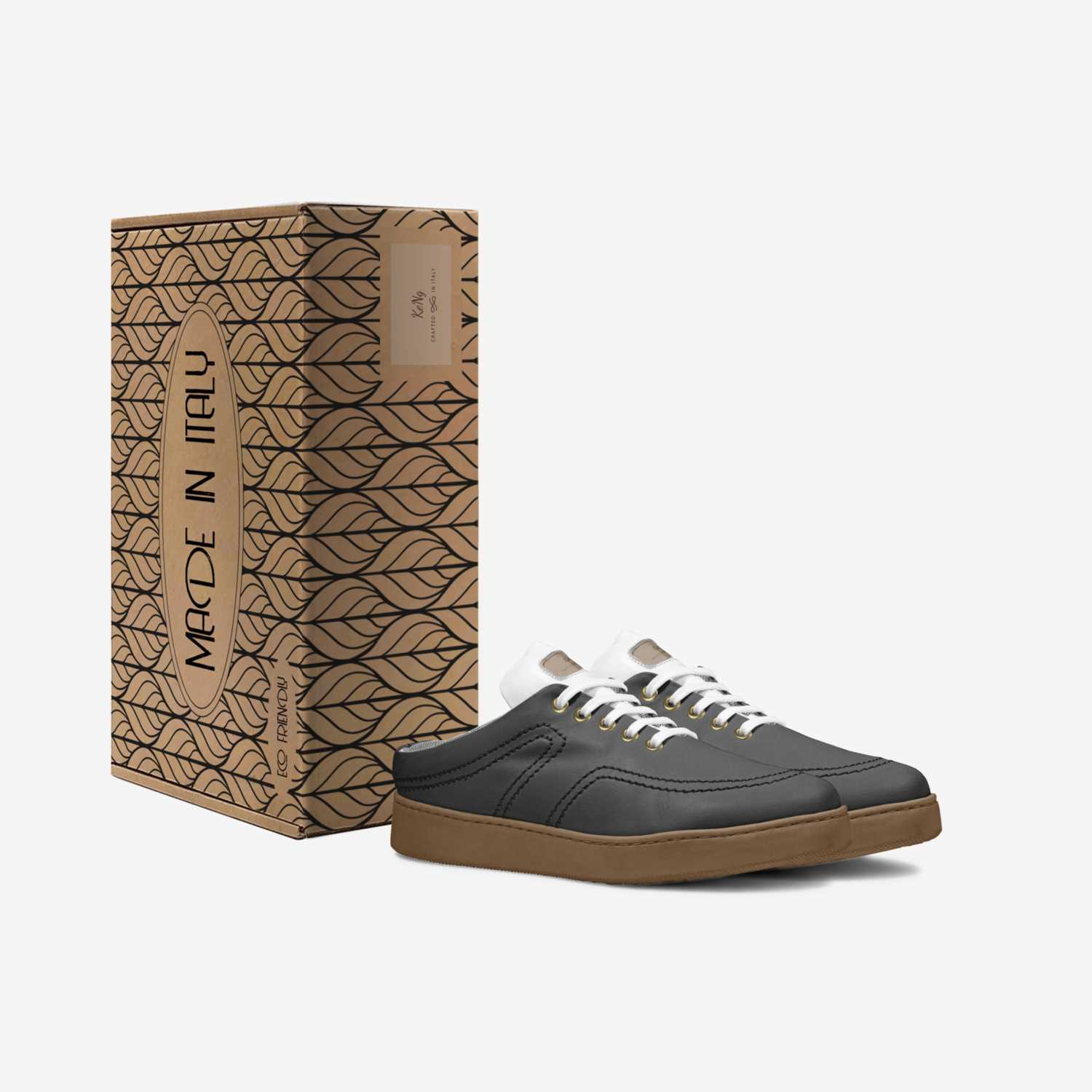 KeNg custom made in Italy shoes by Anthony Trice | Box view
