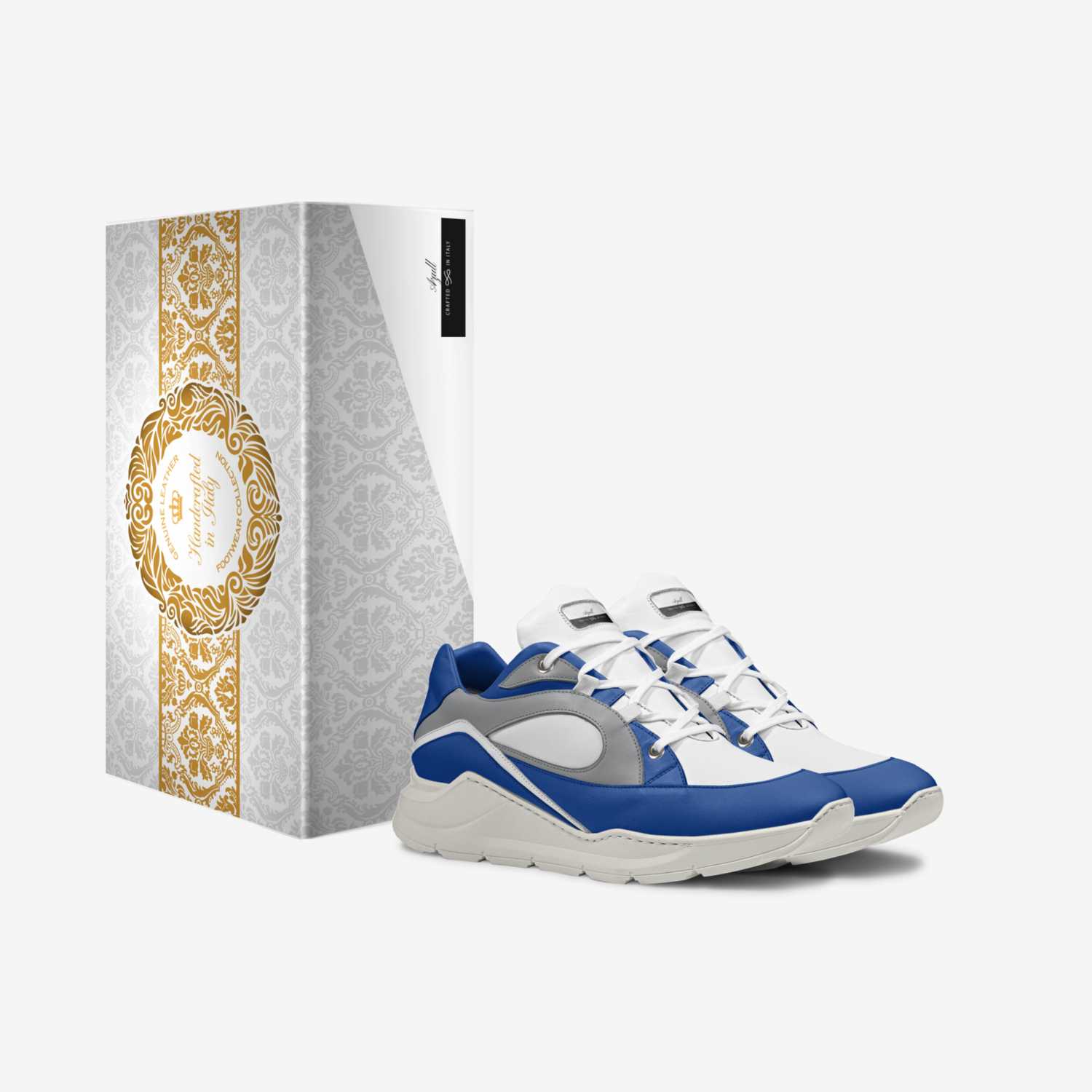 Azull custom made in Italy shoes by Drashaun Studivant | Box view