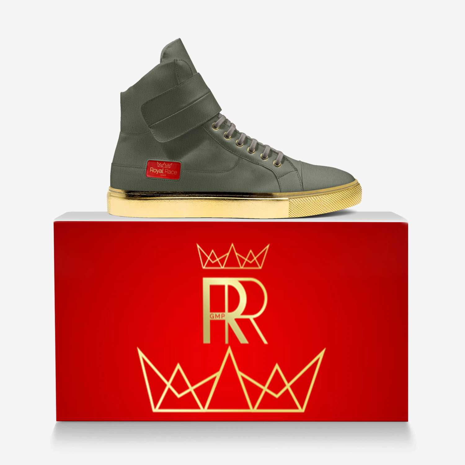 RR GMP custom made in Italy shoes by Princess Yvonne Guébli | Over box view