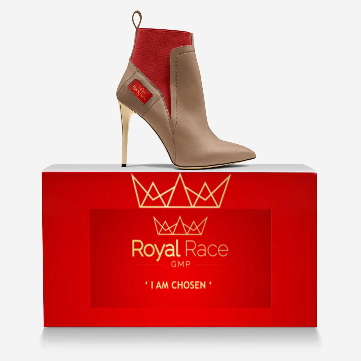 RR GMP custom made in Italy shoes by Princess Yvonne Guébli | Over box view
