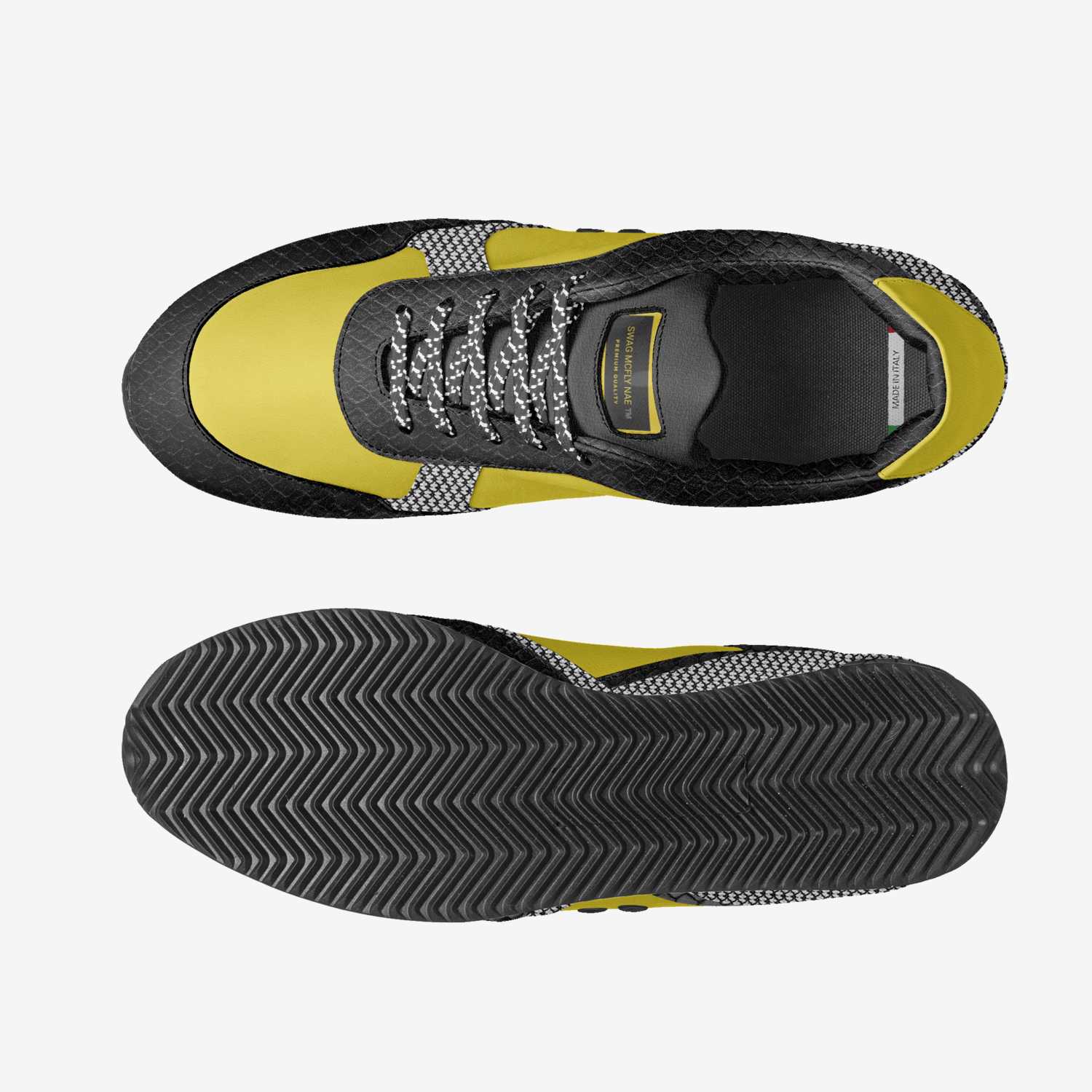 Swag McFly NAE ™️ custom made in Italy shoes by Rechard R Newman | Top view