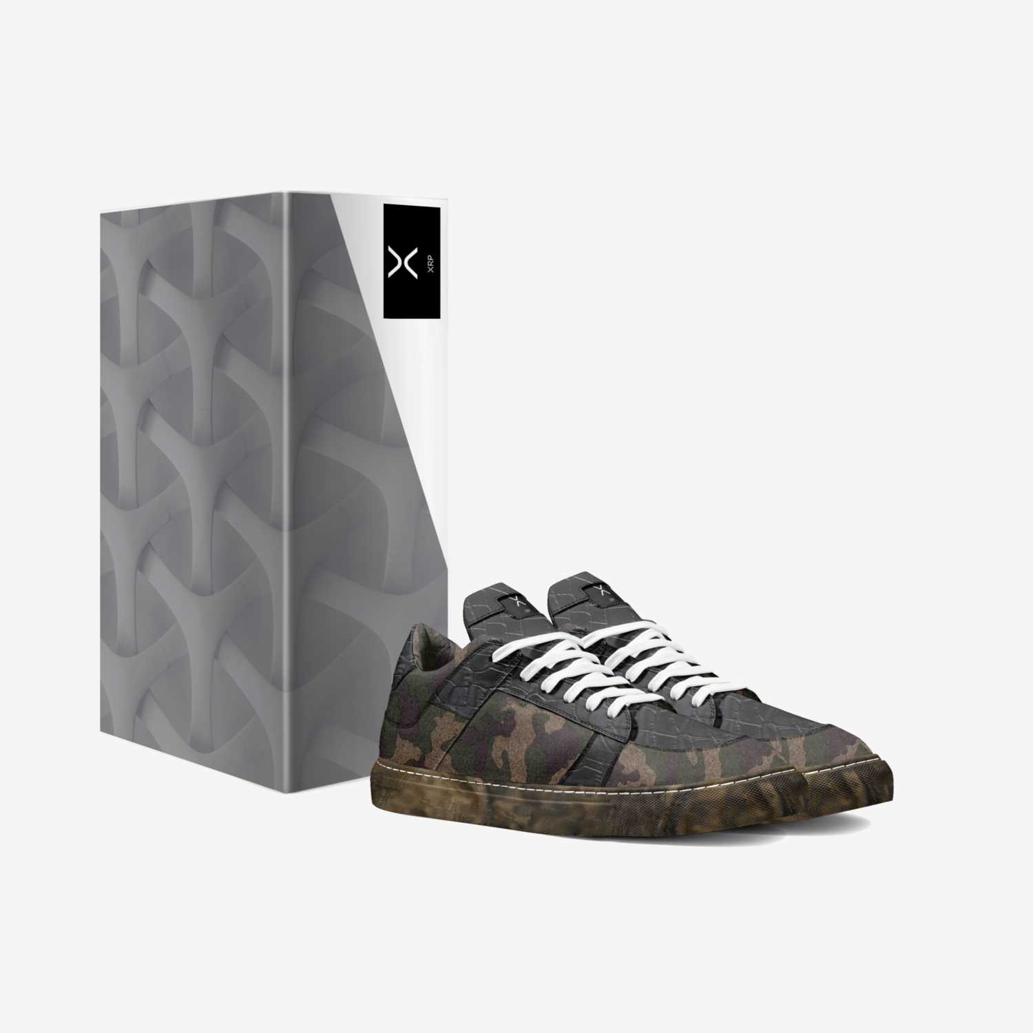 XRP ARMY LUXURY custom made in Italy shoes by Garland L Mclaughlin | Box view