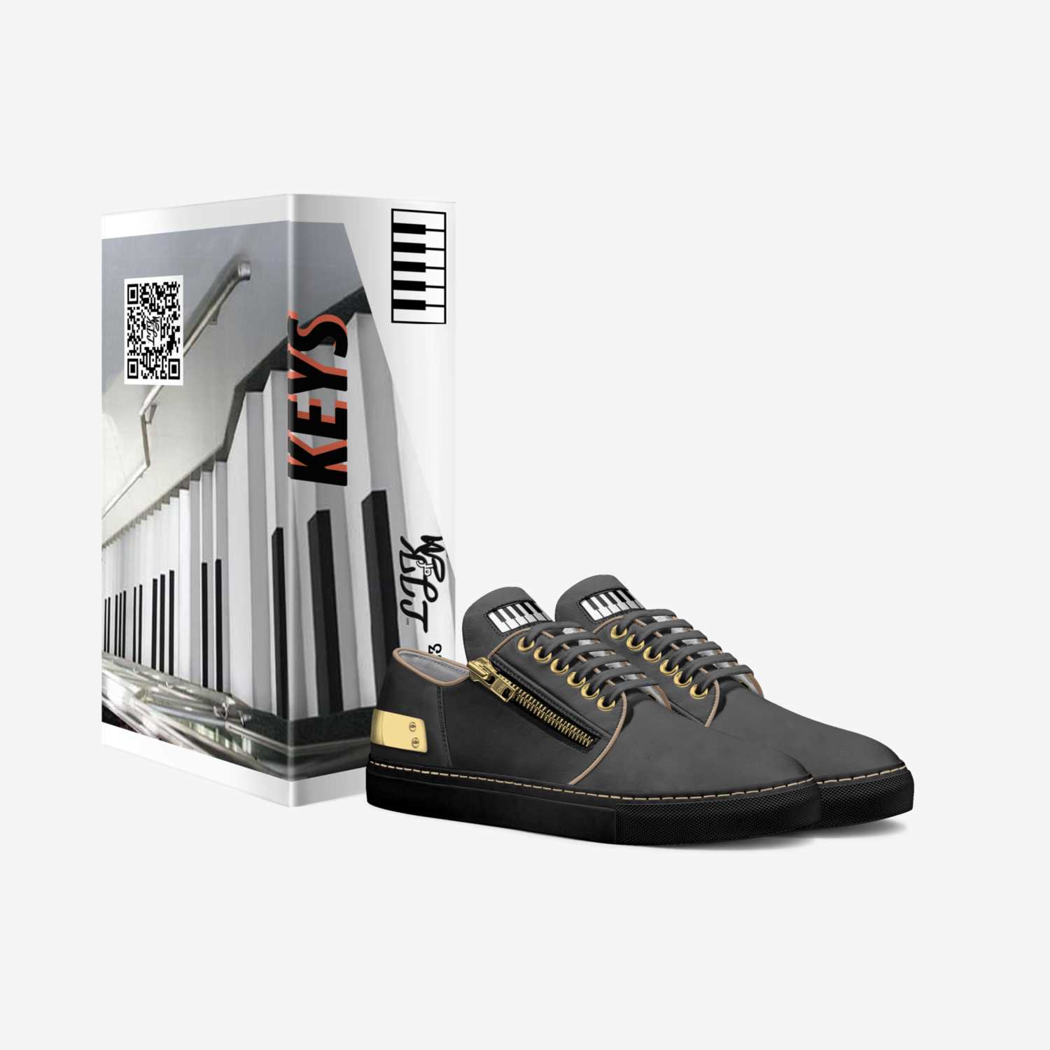 LJKofM KEYS custom made in Italy shoes by Jacqueline J Spratley | Box view