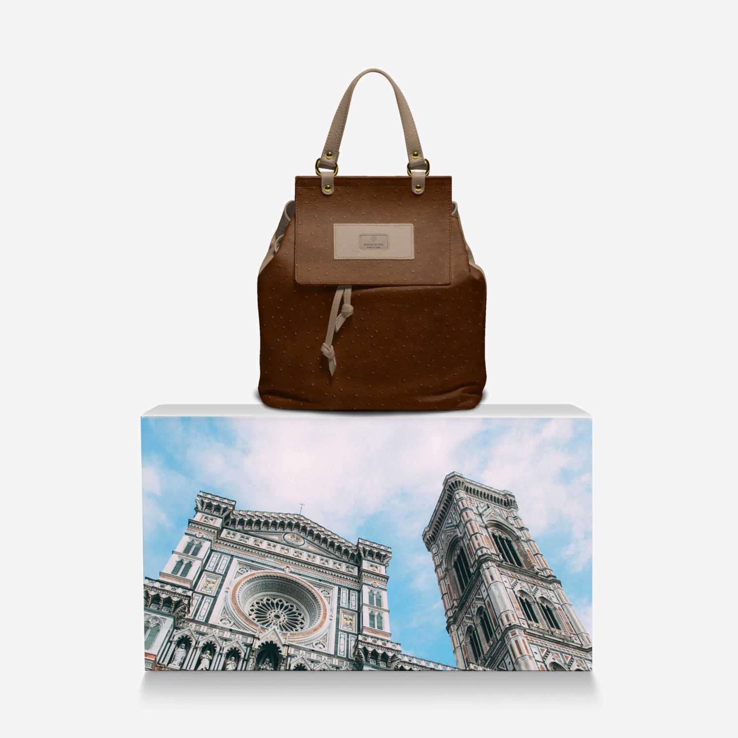 ROSAN NY 1974 custom made in Italy design by Rosanny Amaro | Over box view