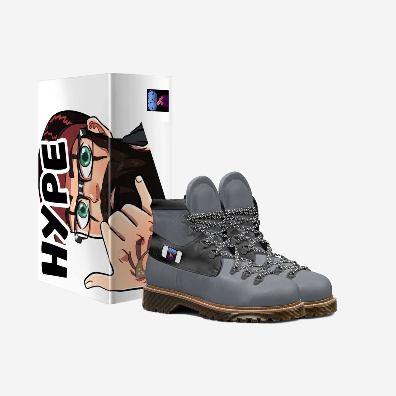 T.R.F.E Shadow custom made in Italy shoes by Wesley Real | Box view