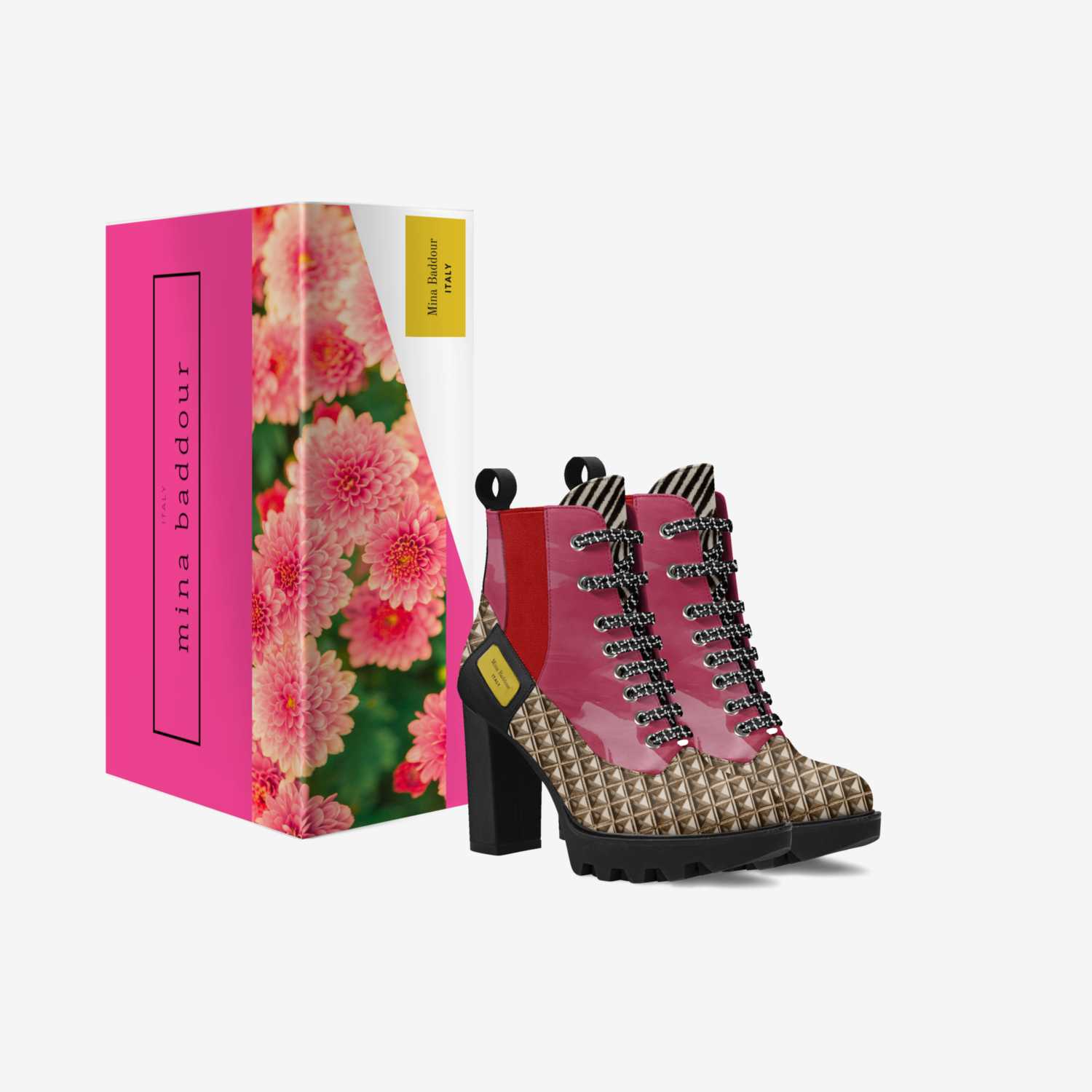 Shine Girl Shine custom made in Italy shoes by Cali Girl | Box view