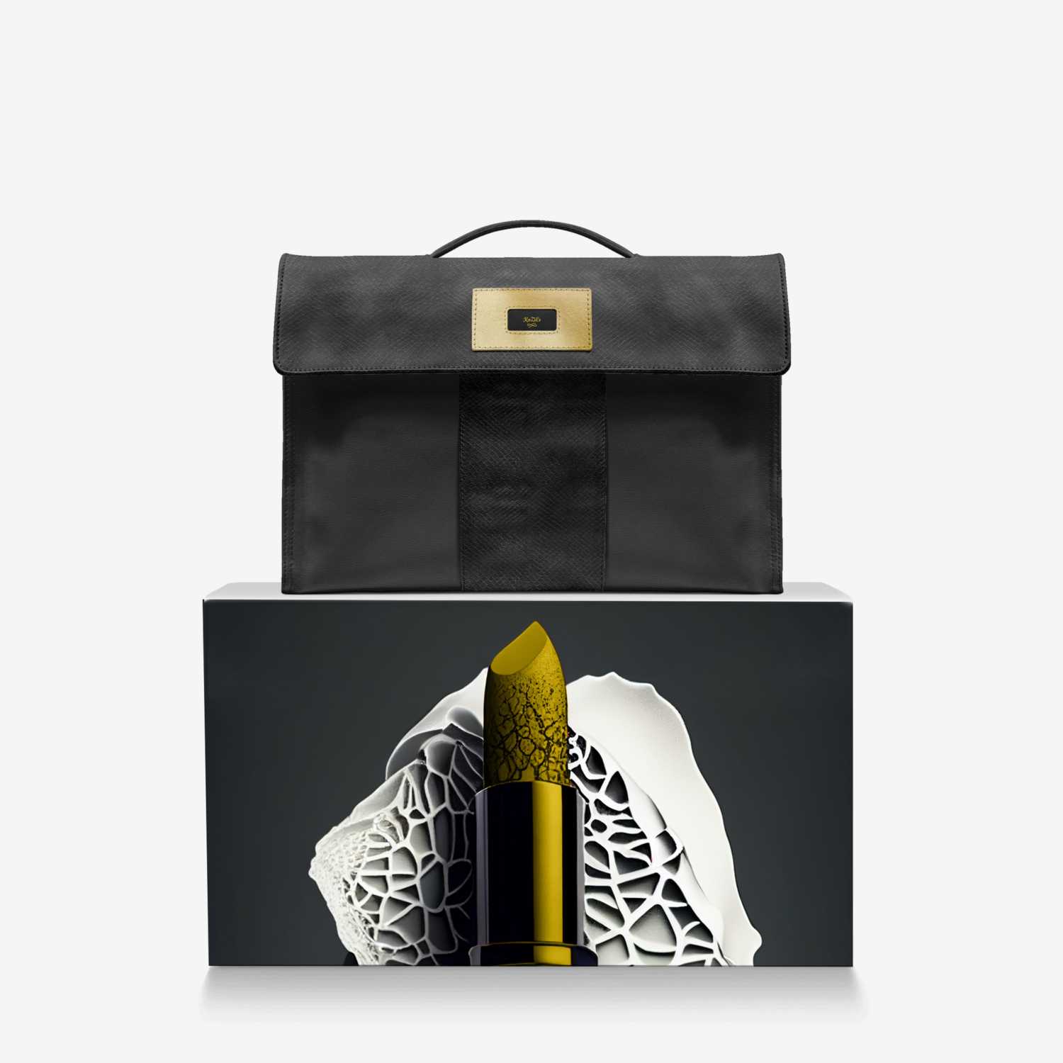 KoZiEs custom made in Italy design by Cozetta Brown | Over box view